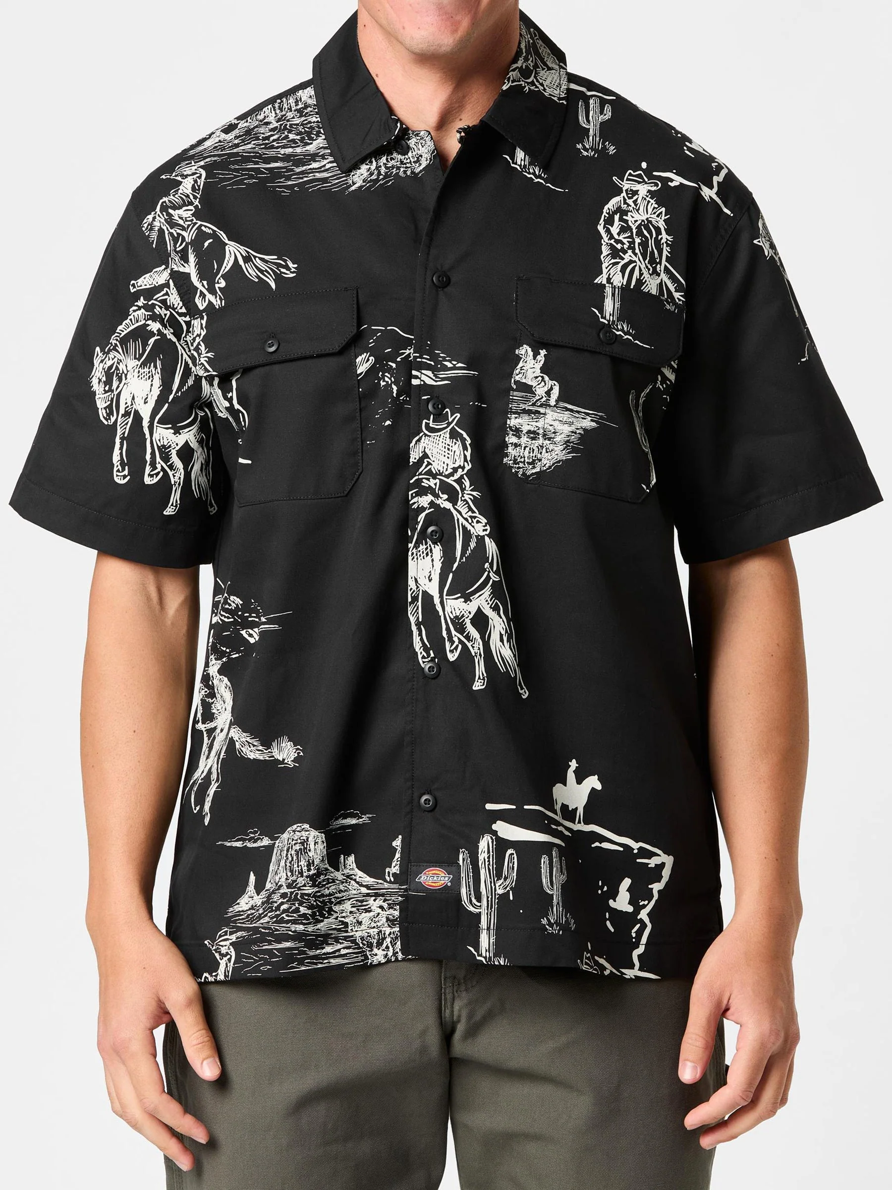 Crafted Dickies Men's Savage Work Shirt Smooth