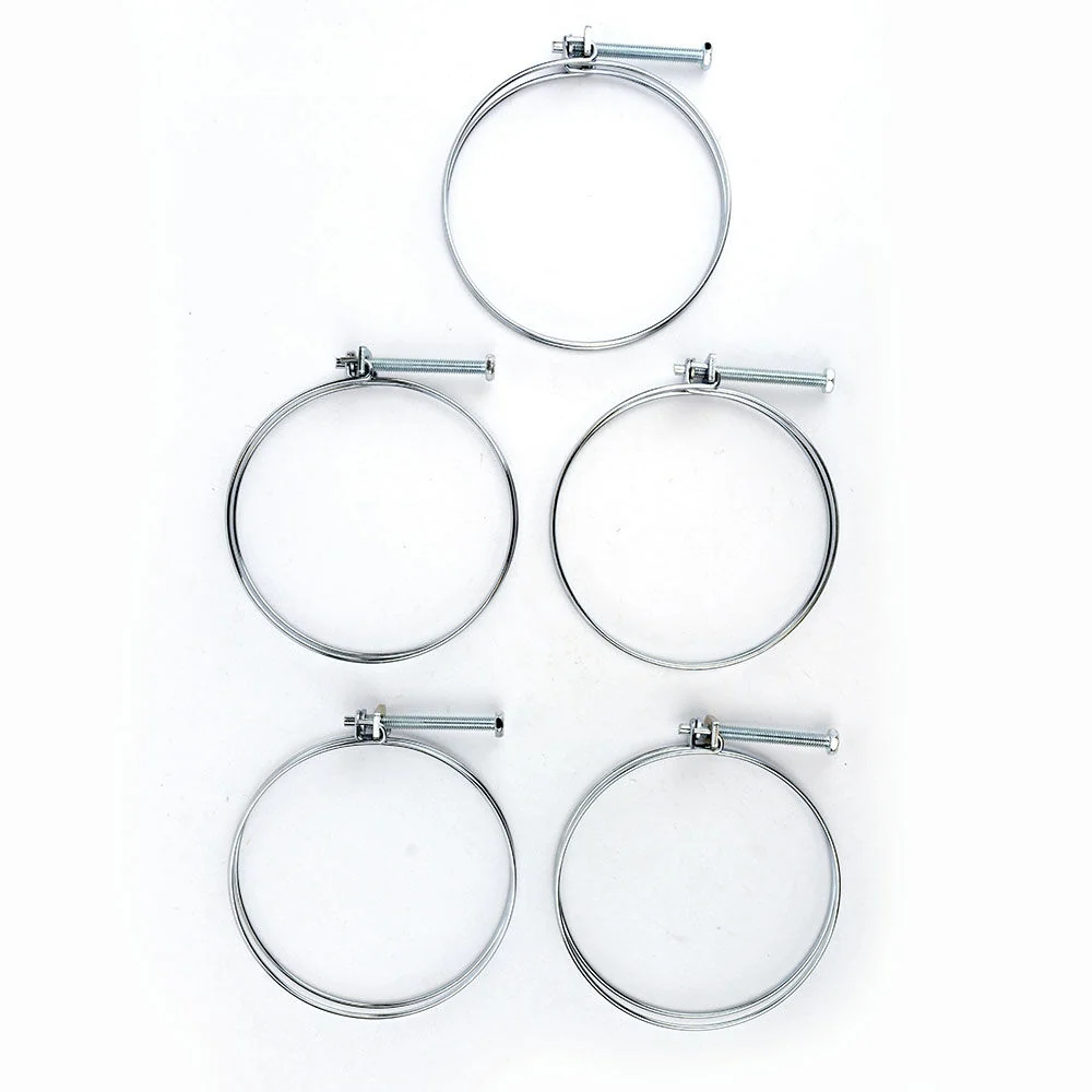 Exclusive 5 Pack 4 Inch Wire Hose Clamp for Dust Collector Collection Enhanced