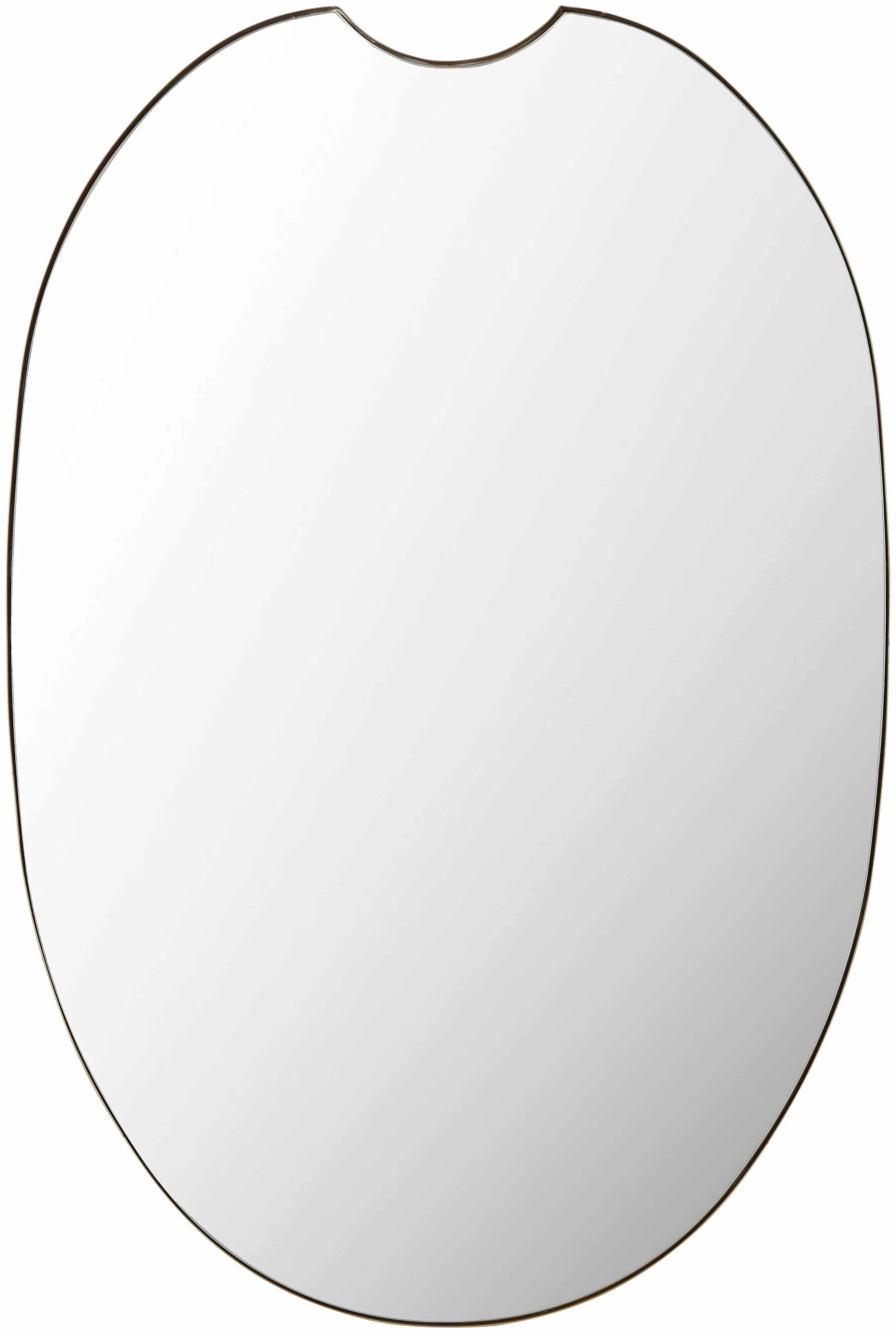 Practical Escaudain Contemporary Gold Mirror - Green