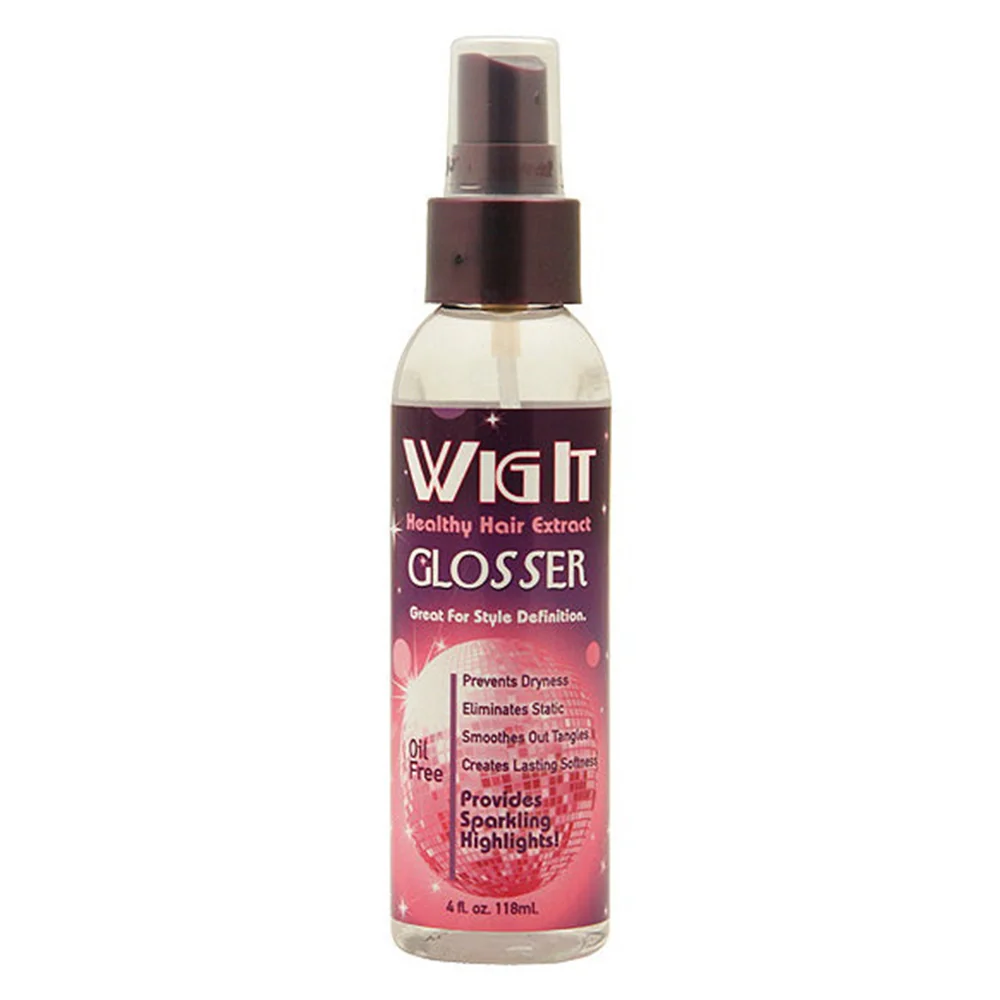 Eco-Friendly Wig It Glosser Frizz Control and Shine for Hairpieces 4Oz 118ml Casual