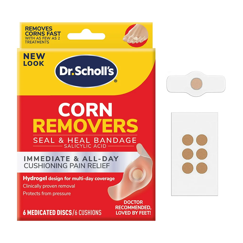 Casual Dr Schools One Step Corn Removers Medicated Bandages 6 Ea High-End
