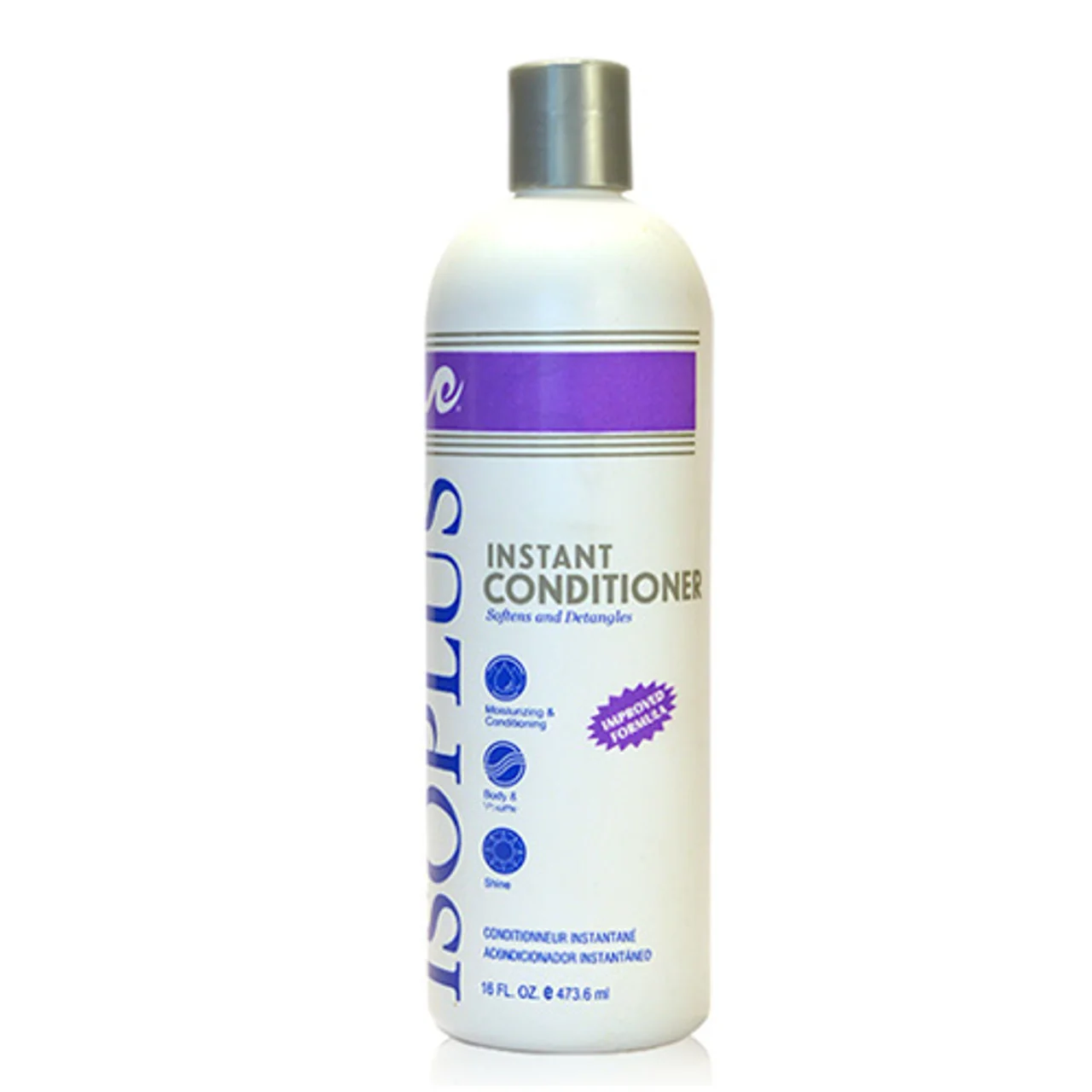 Top-Quality Isoplus Instant Conditioner Softens And Detangles 16 Oz Pure