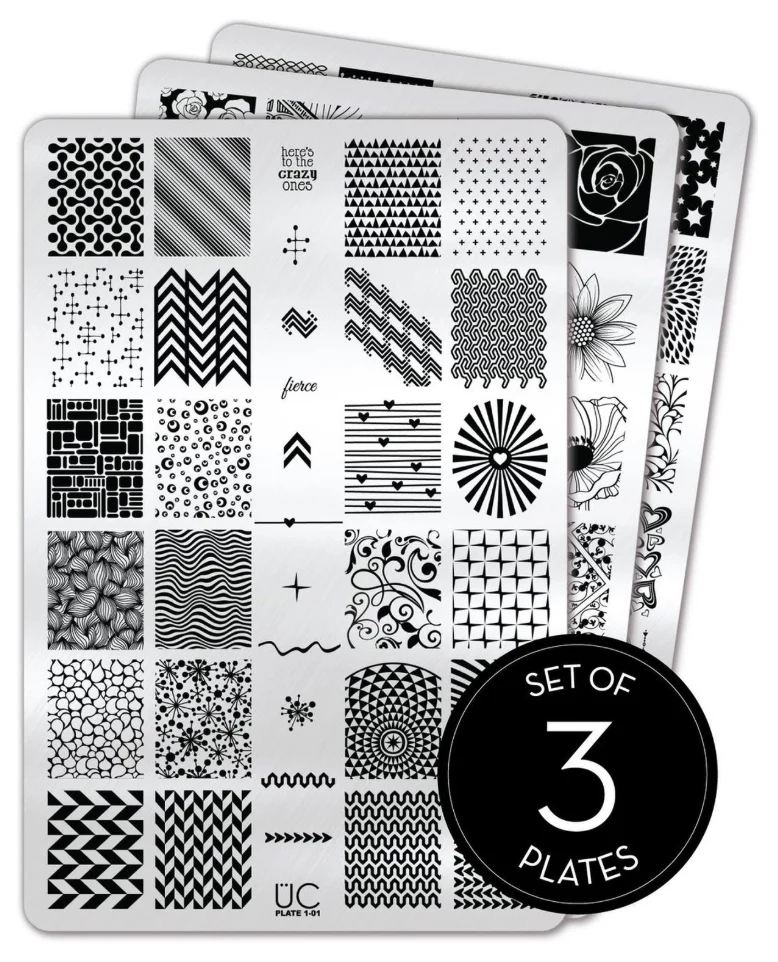 Easy-to-Use Collection 1 - Uber Chic Stamping Plates Luxury