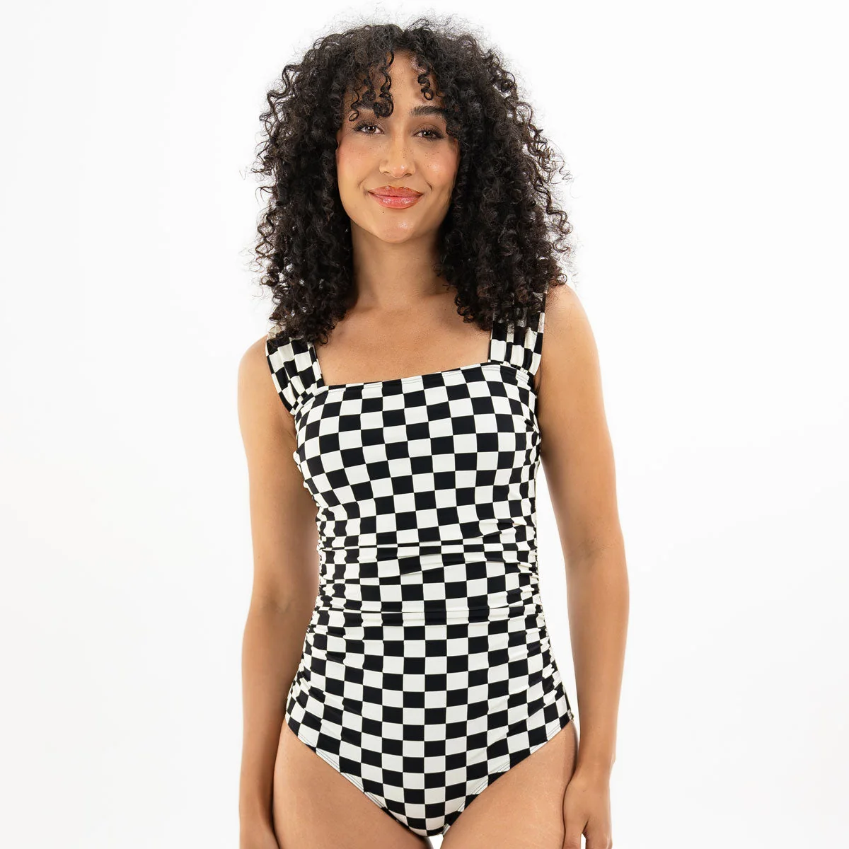 Crafted Thick Strap One Piece Swimsuit Specialty