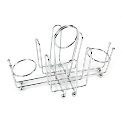 Proven Metal Restaurant Salt and Pepper Sugar Condiment Holder Table Organizer Rack Stylish
