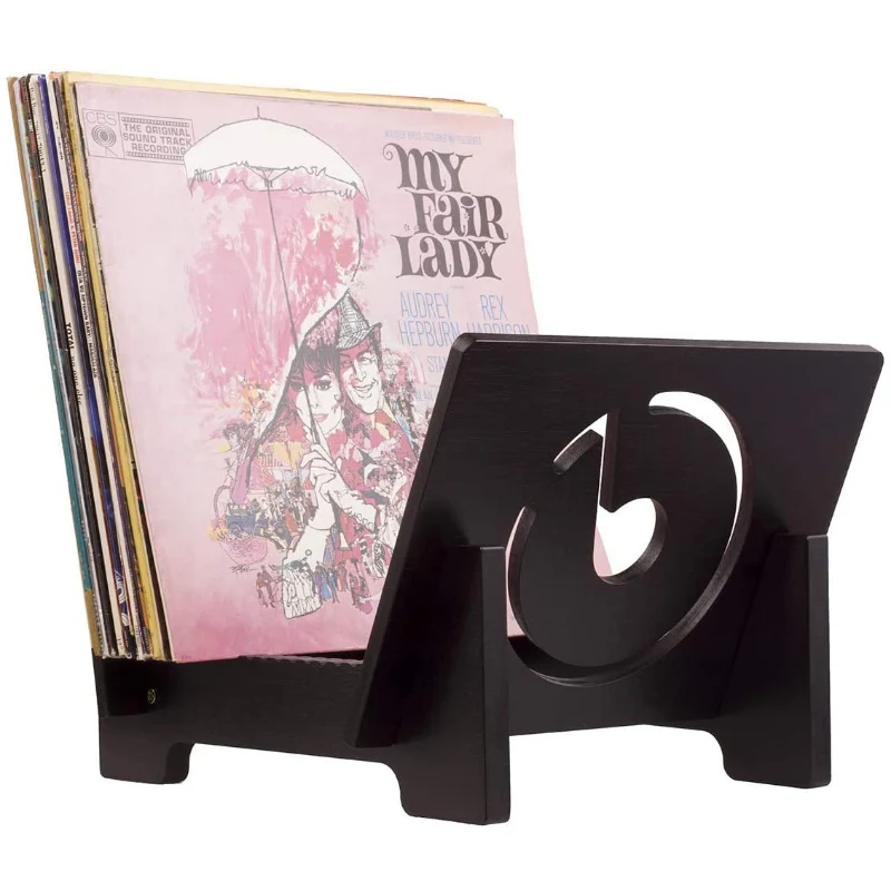 Sophisticated Modern Macrame Vinyl Record Holder Storage Stand Recyclable