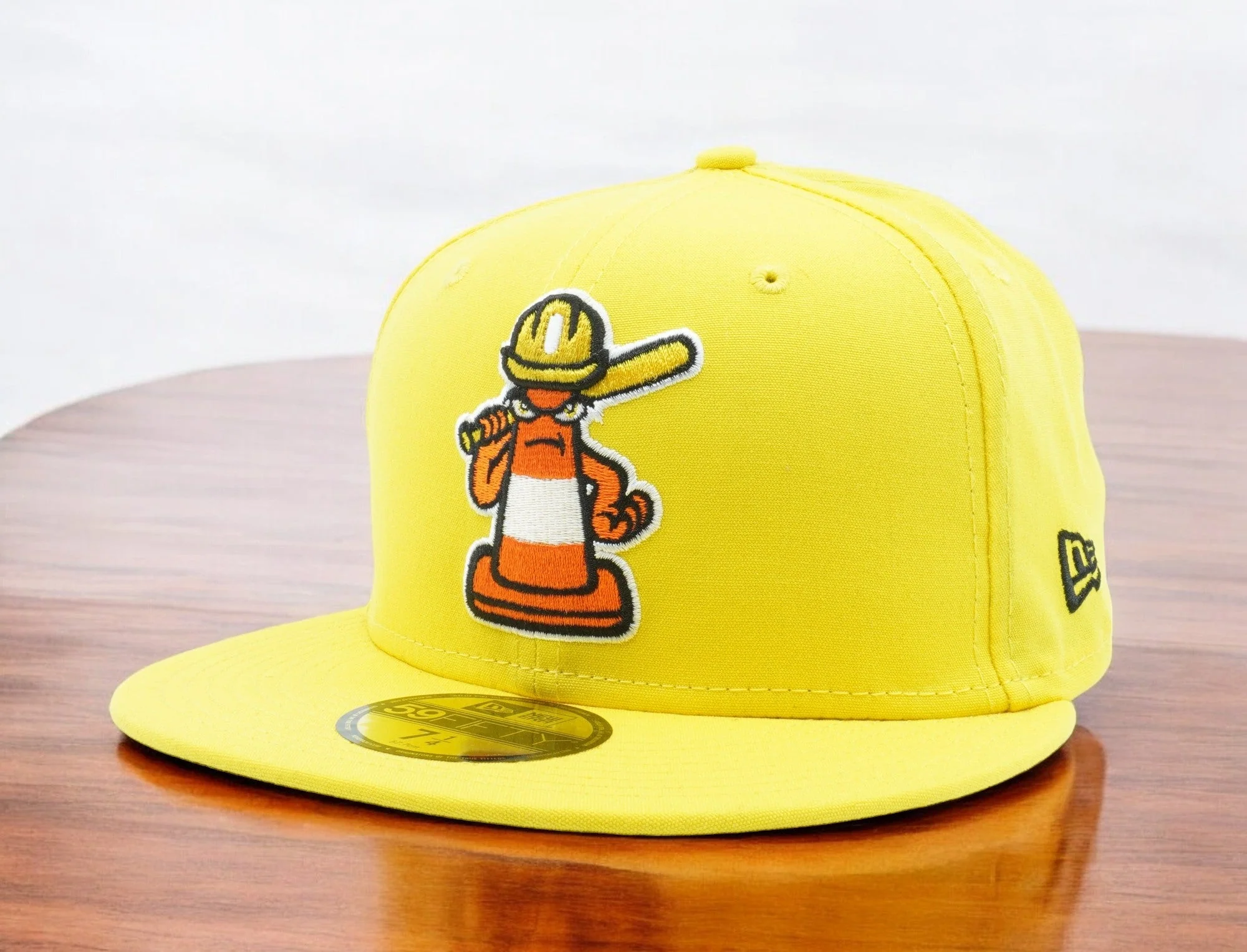 Official New Era Men's Milb Charlotte Knights Traffic Cones 5950 Fitted Theme Hats Practical