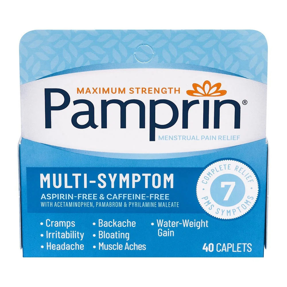 Sustainable Pamprin Max Strength Multi Symptom Menstrual Relief Tablets 40 Ea Premium Material