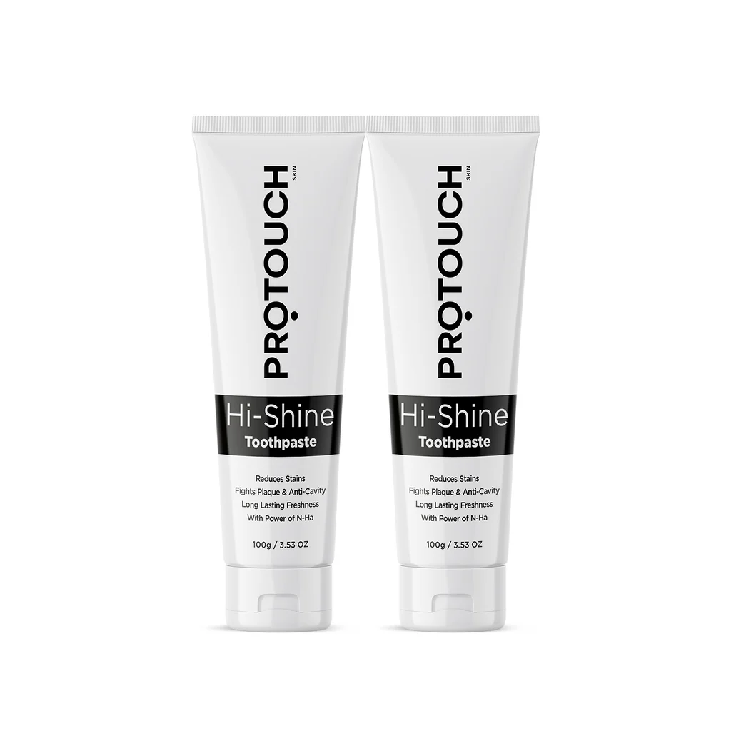 Long-Lasting Hi-Shine Toothpaste Pack of 2 Whiter Teeth Cavity Prevention with Deep Clean Charcoal Official