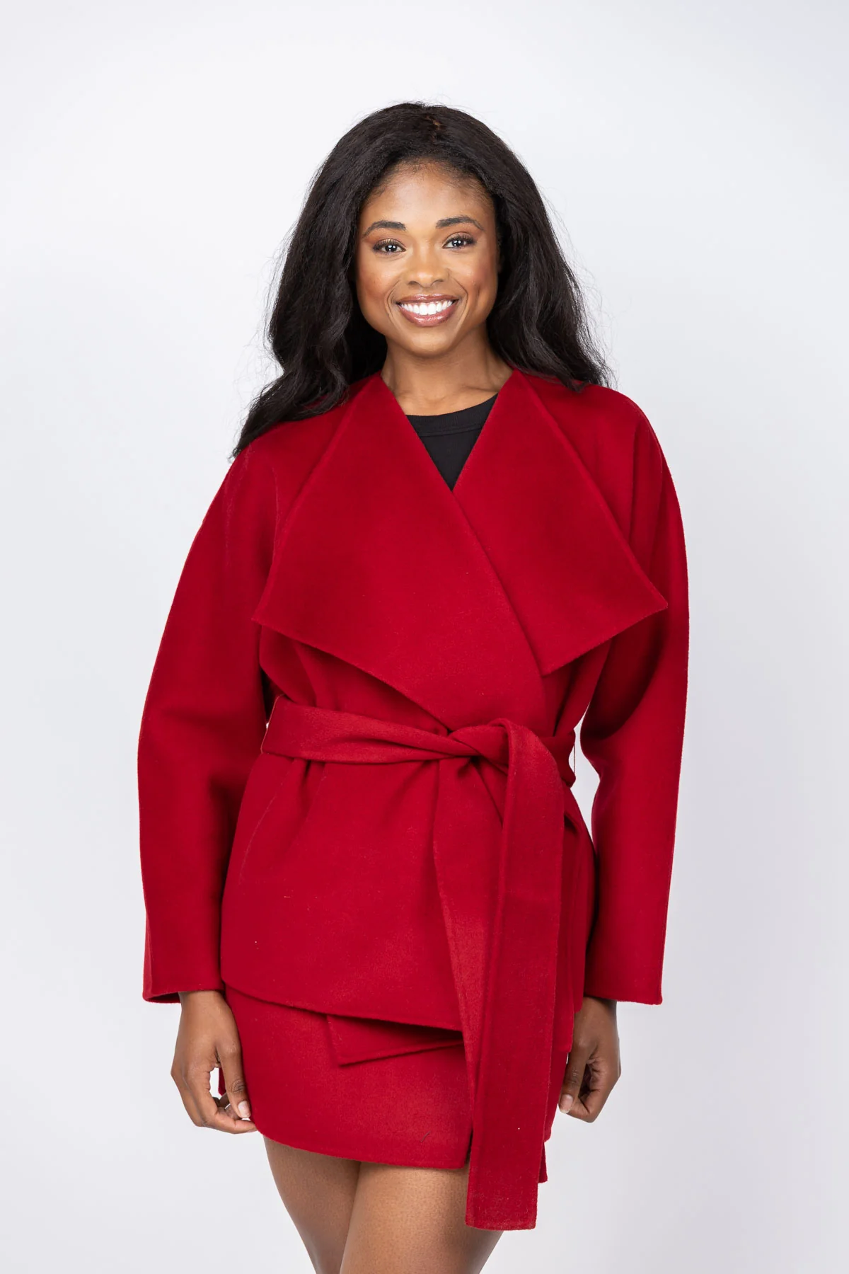 Sophisticated Ulla Johnson Sasha Wool Coat in Cerise Healthy