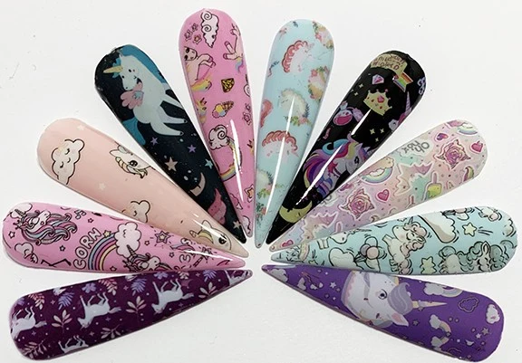Artisan Unicorns Foil Set - I Believe - 10pc Outstanding