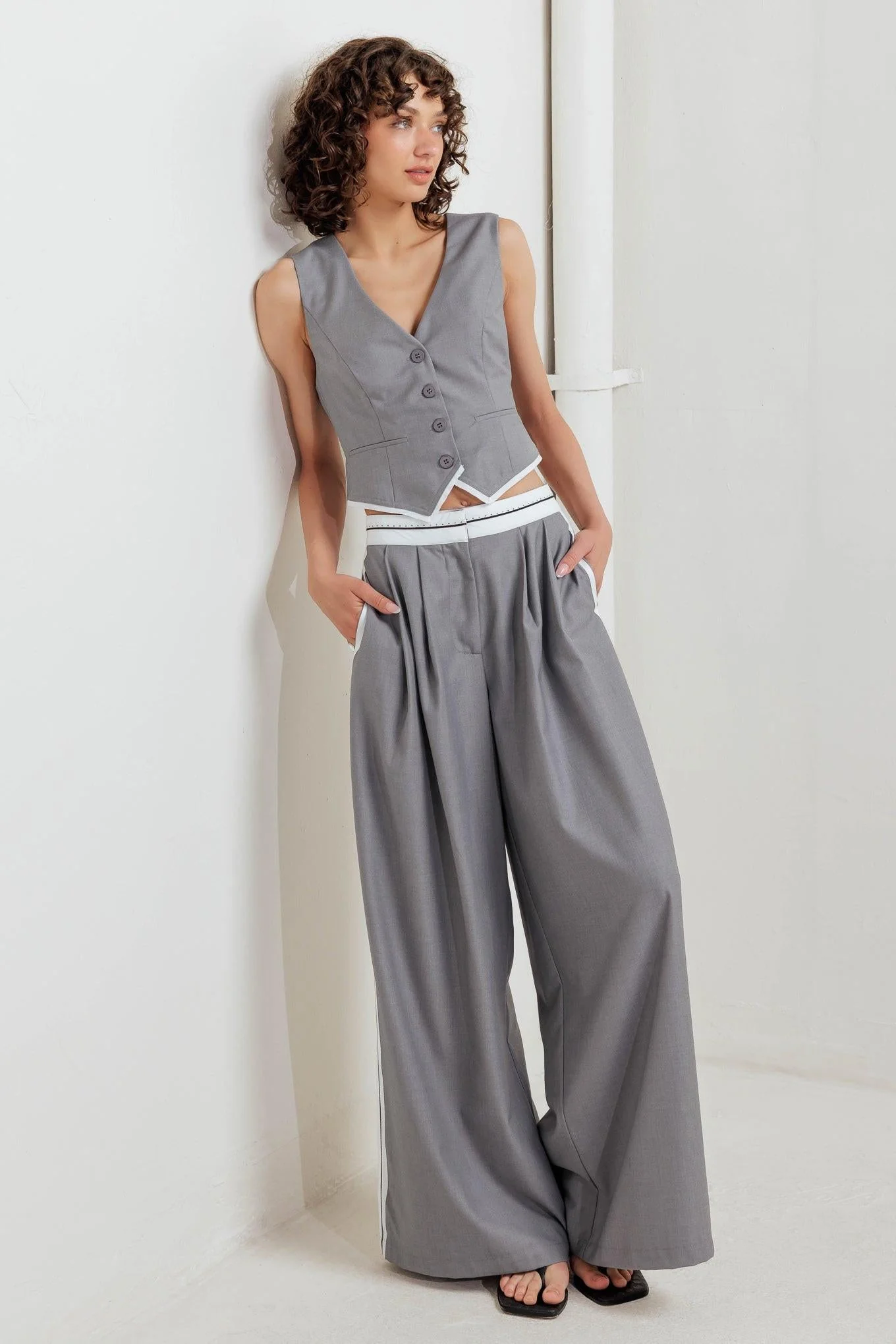 Responsible Power Lines Woven Pants Stylish