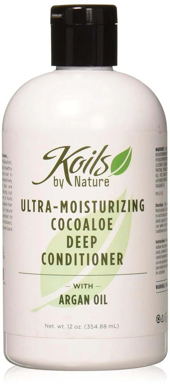 Traditional Koils By Nature Ultra Moisturizing CocoAloe Deep Conditioner With Argan Oil 12 Oz Official