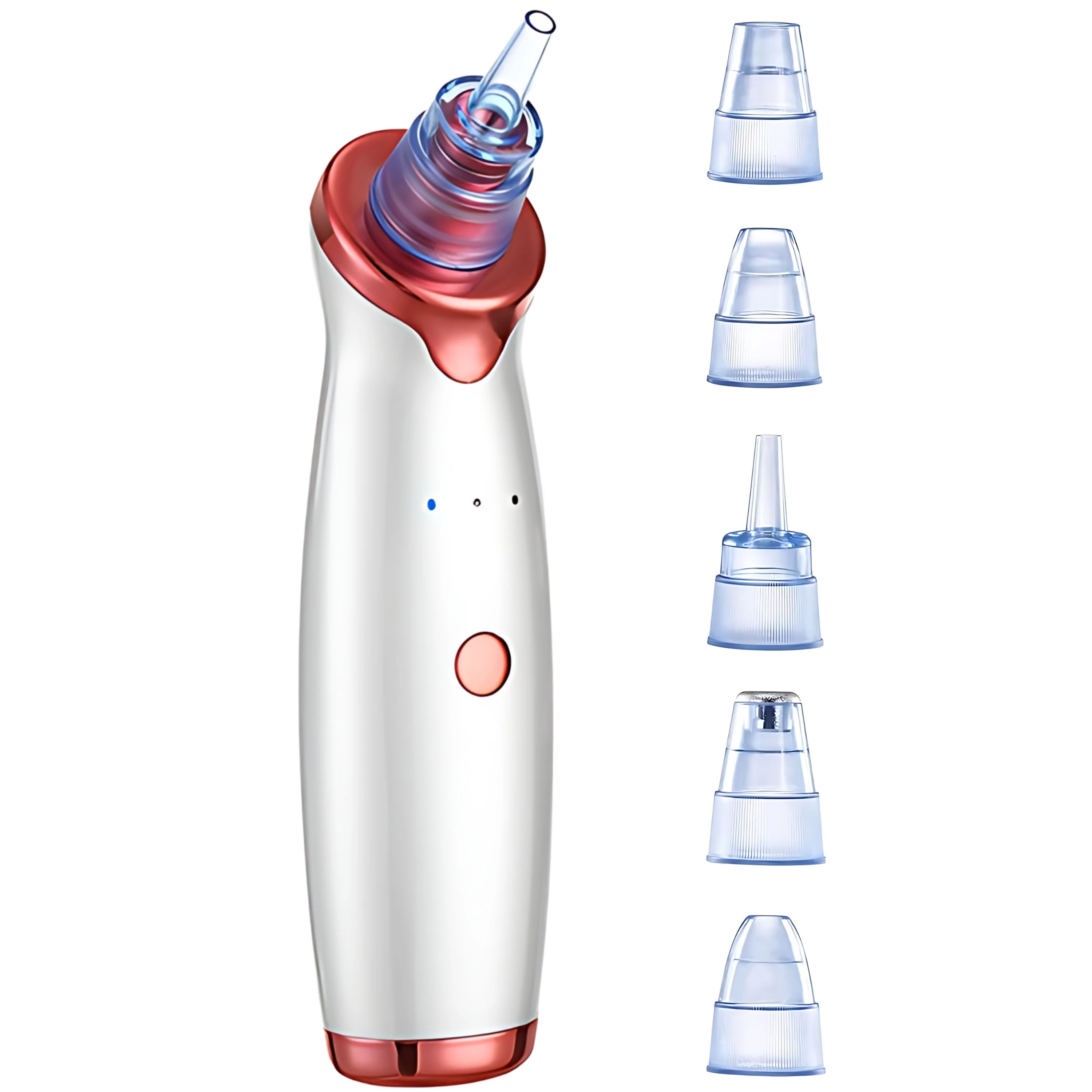 Soft VYSN Electric Blackhead Remover Vacuum - Facial Pore Cleaner Acne Extractor with 5 Suction Heads Specialty