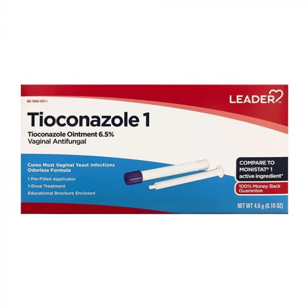Practical Leader Tioconacole 1 Ointment Vaginal Antifungal and Pre Filled Applicator 4.6 Oz World-Class