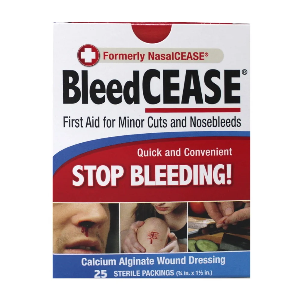 Smart Bleedcease First Aid For Cuts And Nosebleeds Sterile Packings 25 Ea Fast