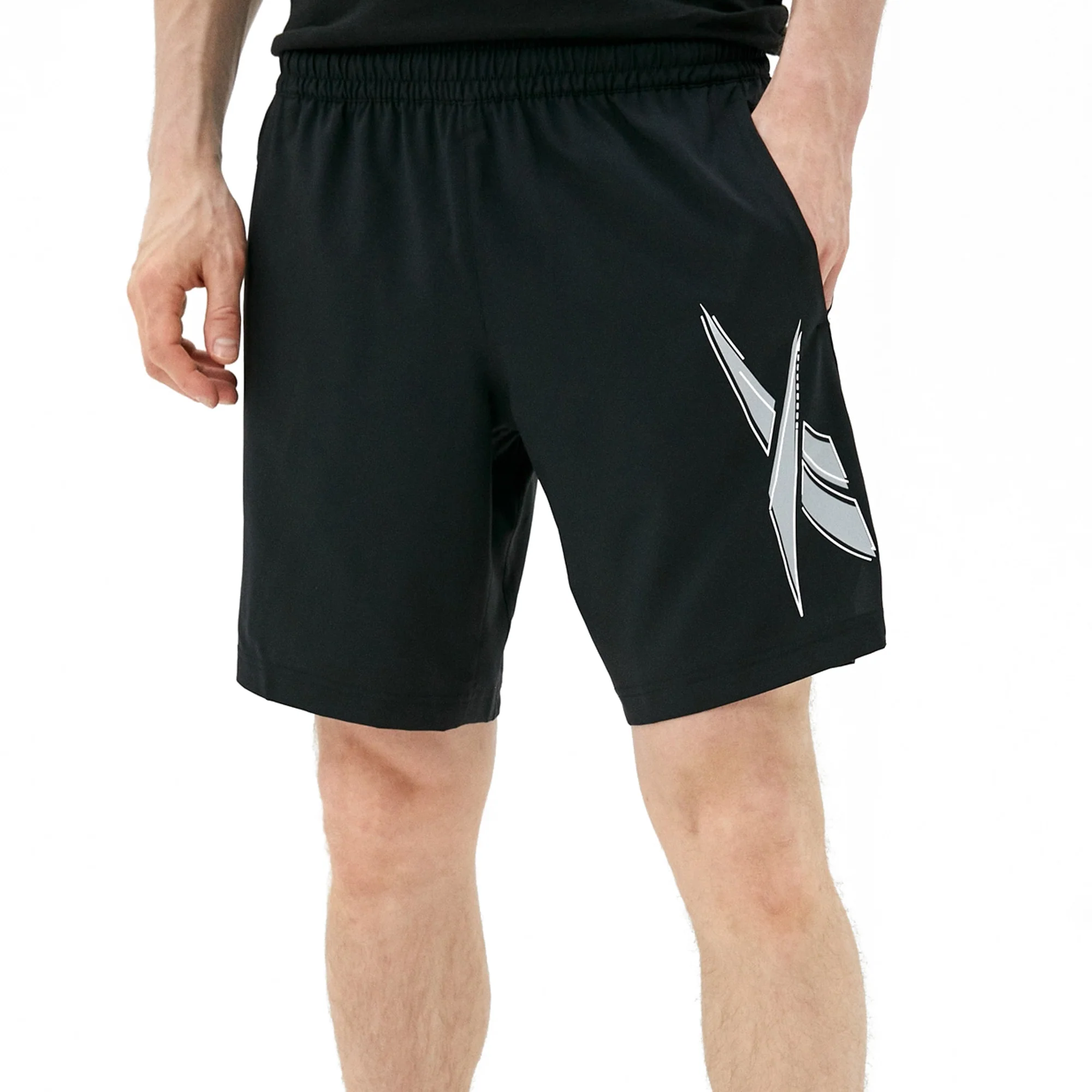 Fine Crafted Reebok Men's Workout Ready Woven Graphic Shorts Flexible