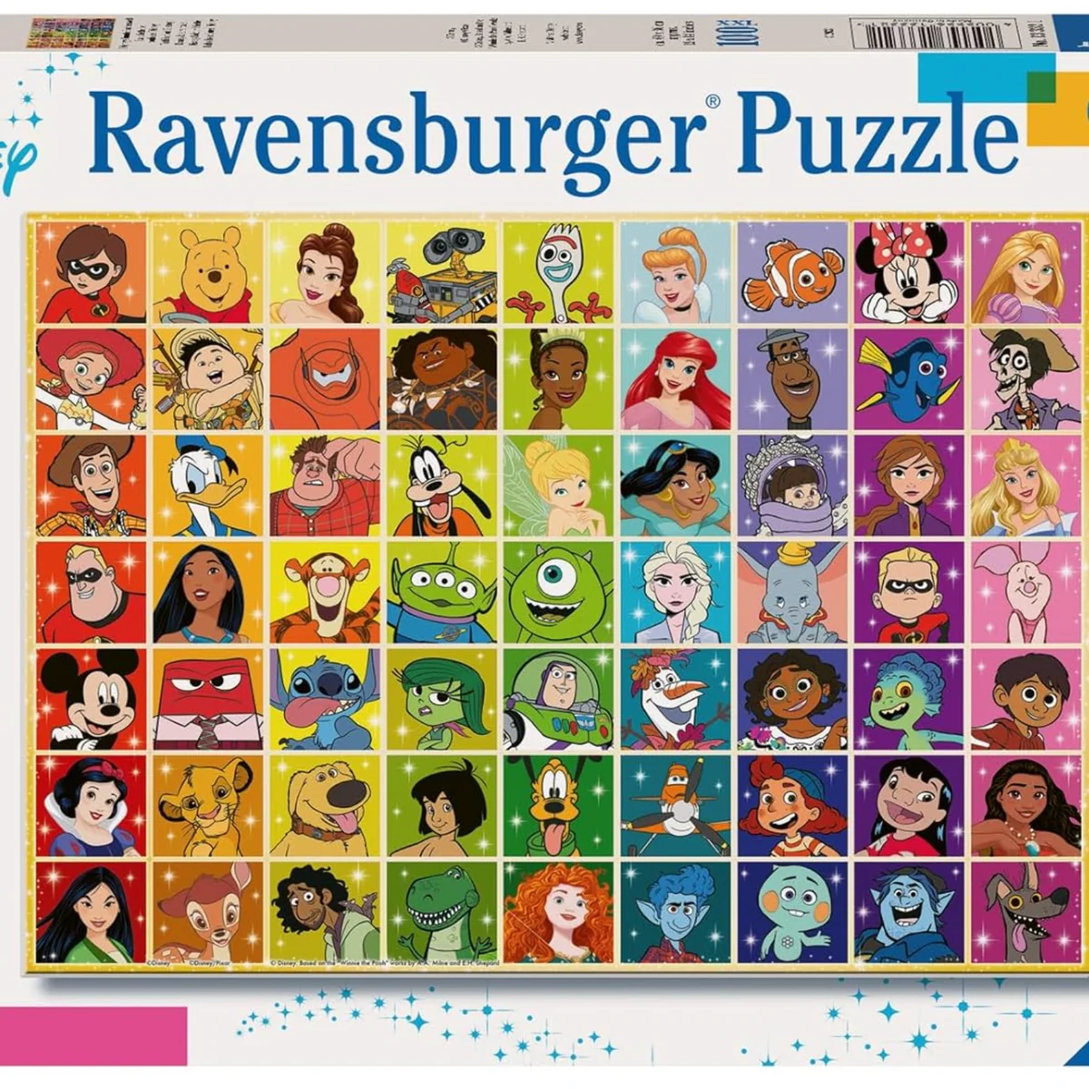 Premium Material 100pc Disney Color Palette Puzzle Dependable