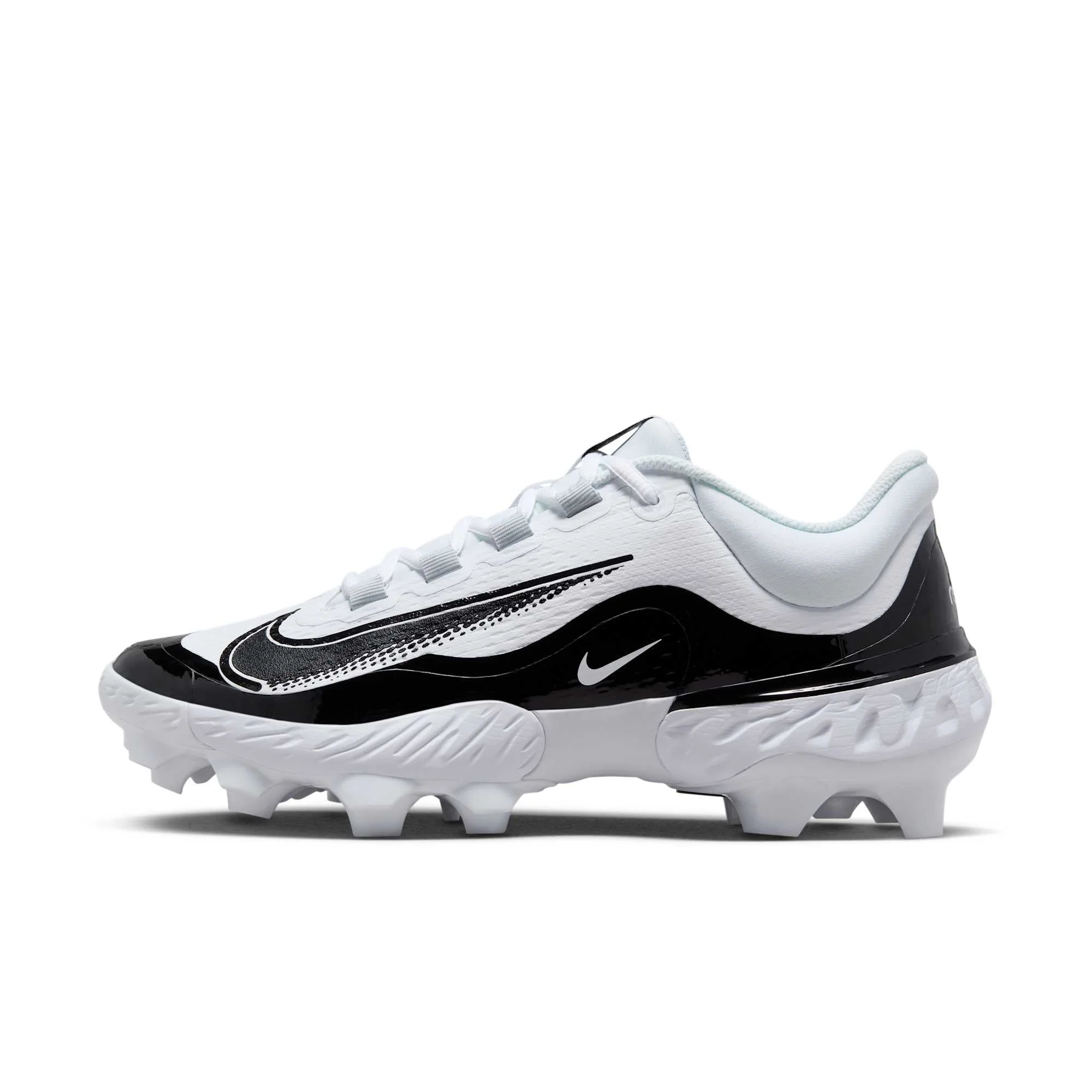 Dependable Nike Men's Alpha Huarache Elite 4 Low Mcs 'White Black' Sneakers Fine Crafted