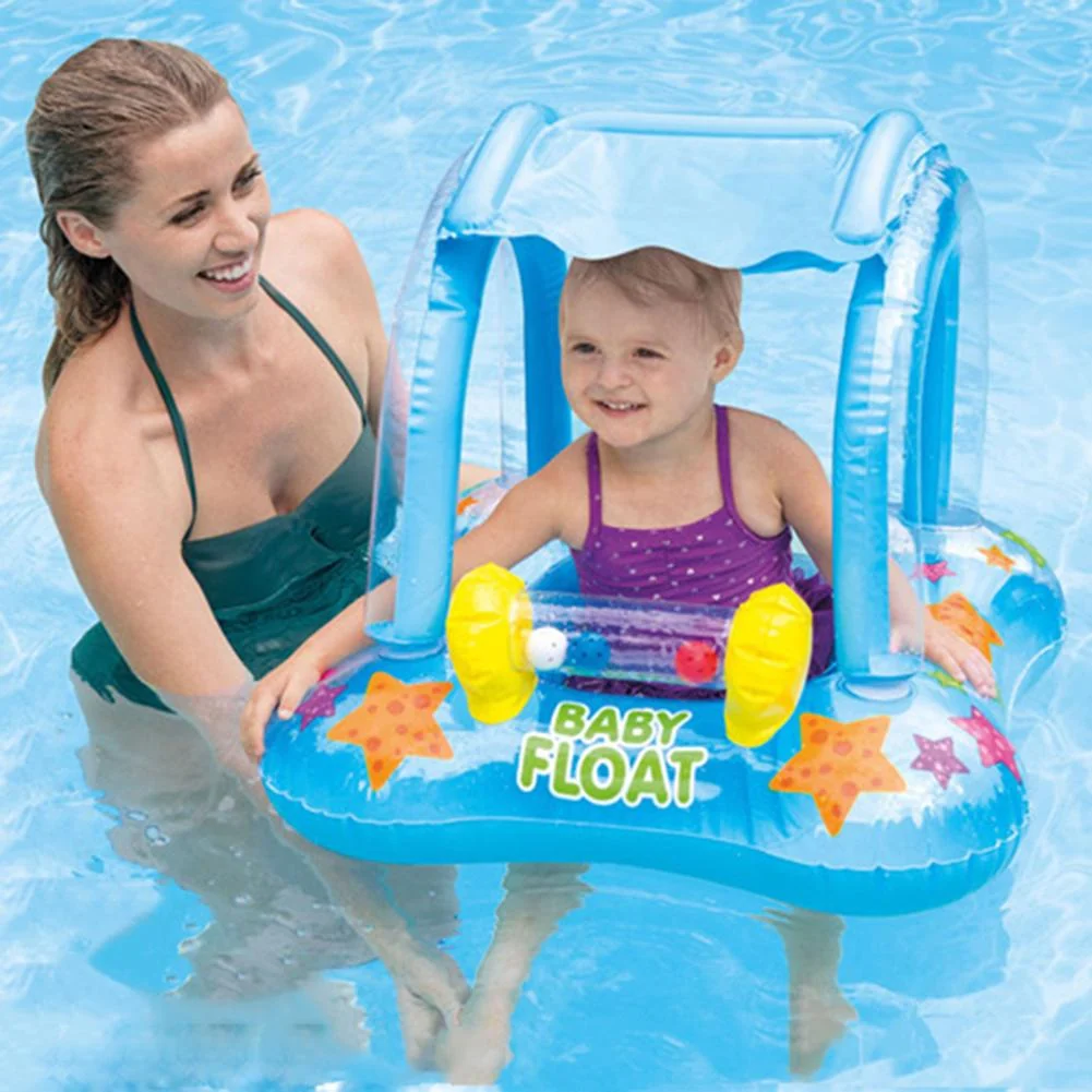 Environmentally Friendly Toddler Swimming Pool Float With Canopy Sophisticated
