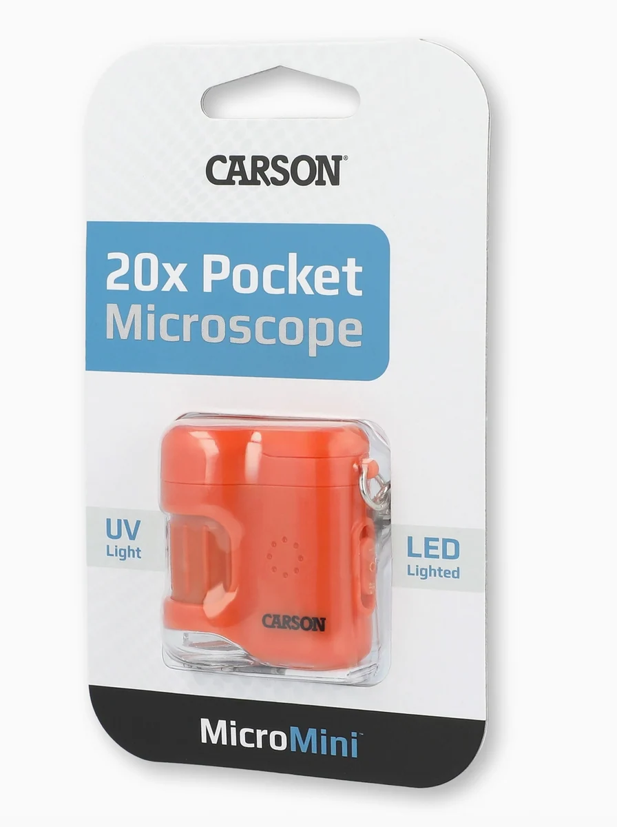 Carefully Designed MicroMini 20x Pocket Microscope Flexible