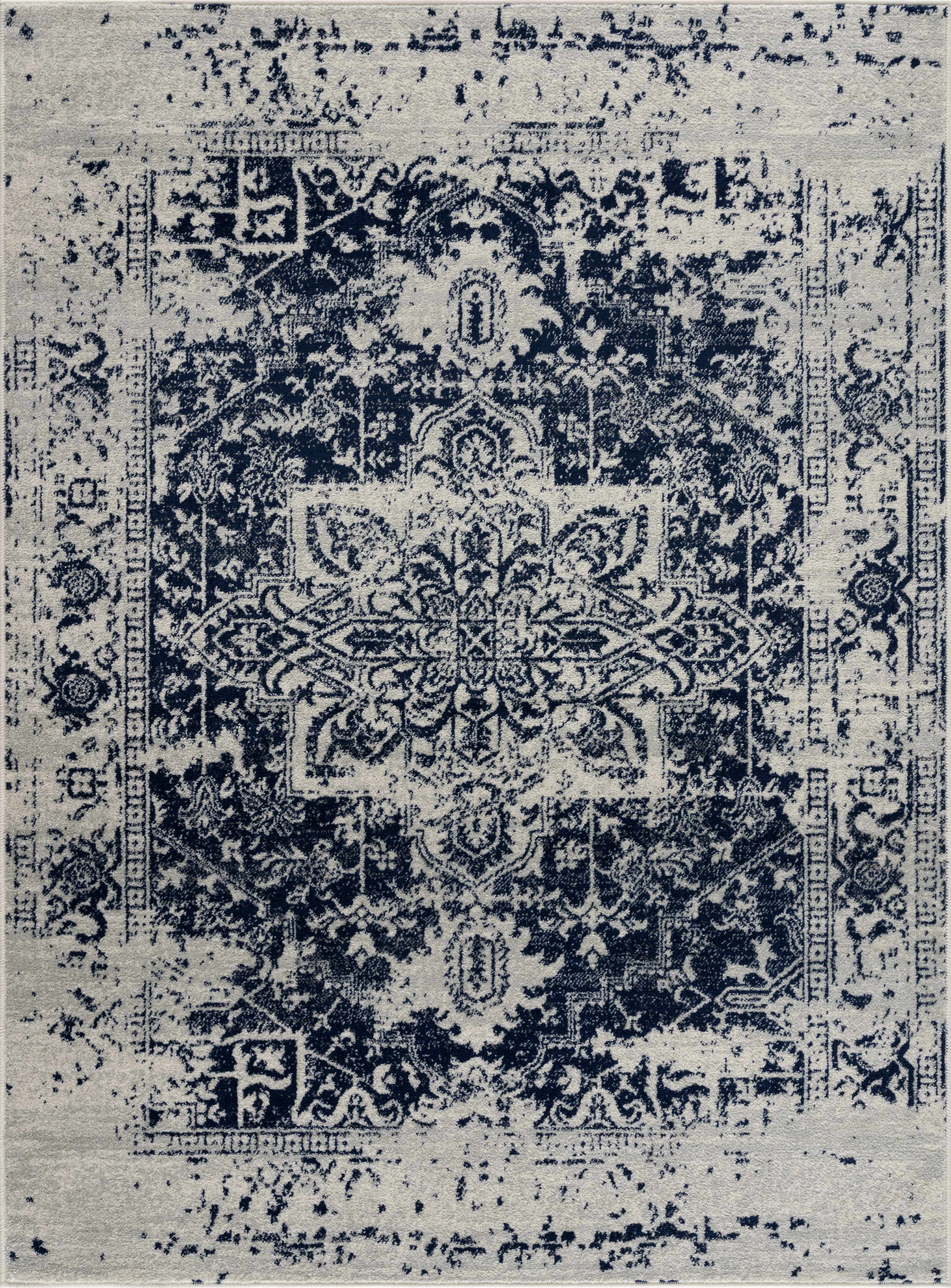 Prestigious Rachel Navy Area Rug Enhanced