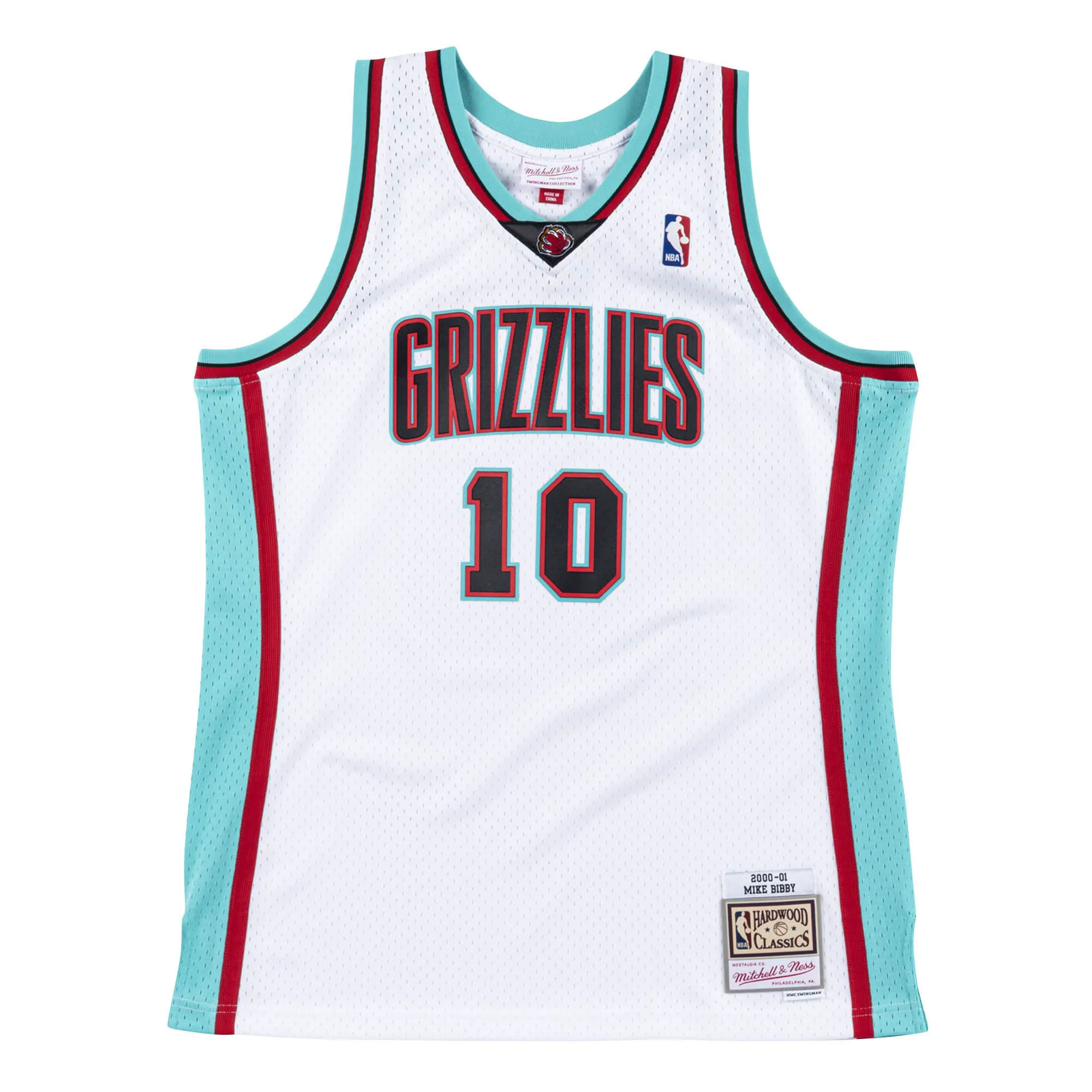 Exceptional Mitchell Ness Men's NBA Swingman Jersey - Vancouver Grizzlies 00 Mike Bibby User-Friendly