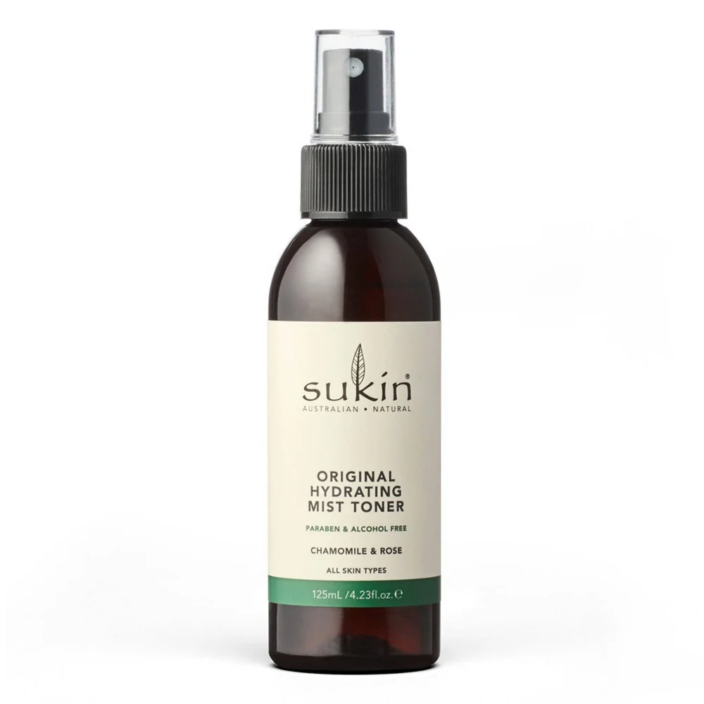 Clean Sukin Hydrating Mist Toner for Refreshing and Soothing Skin 4.23Oz 125ml Proven