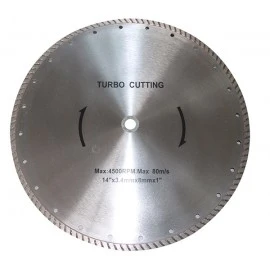 Verified 14 Diameter Turbo Diamond Saw Blade Original Design