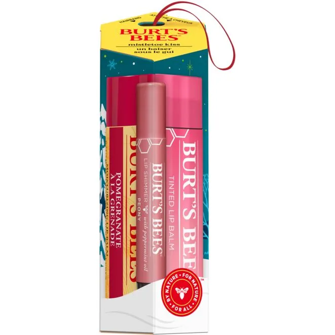 Responsible Burt's Bees Mistletoe Kiss Holiday Gift Set Classic
