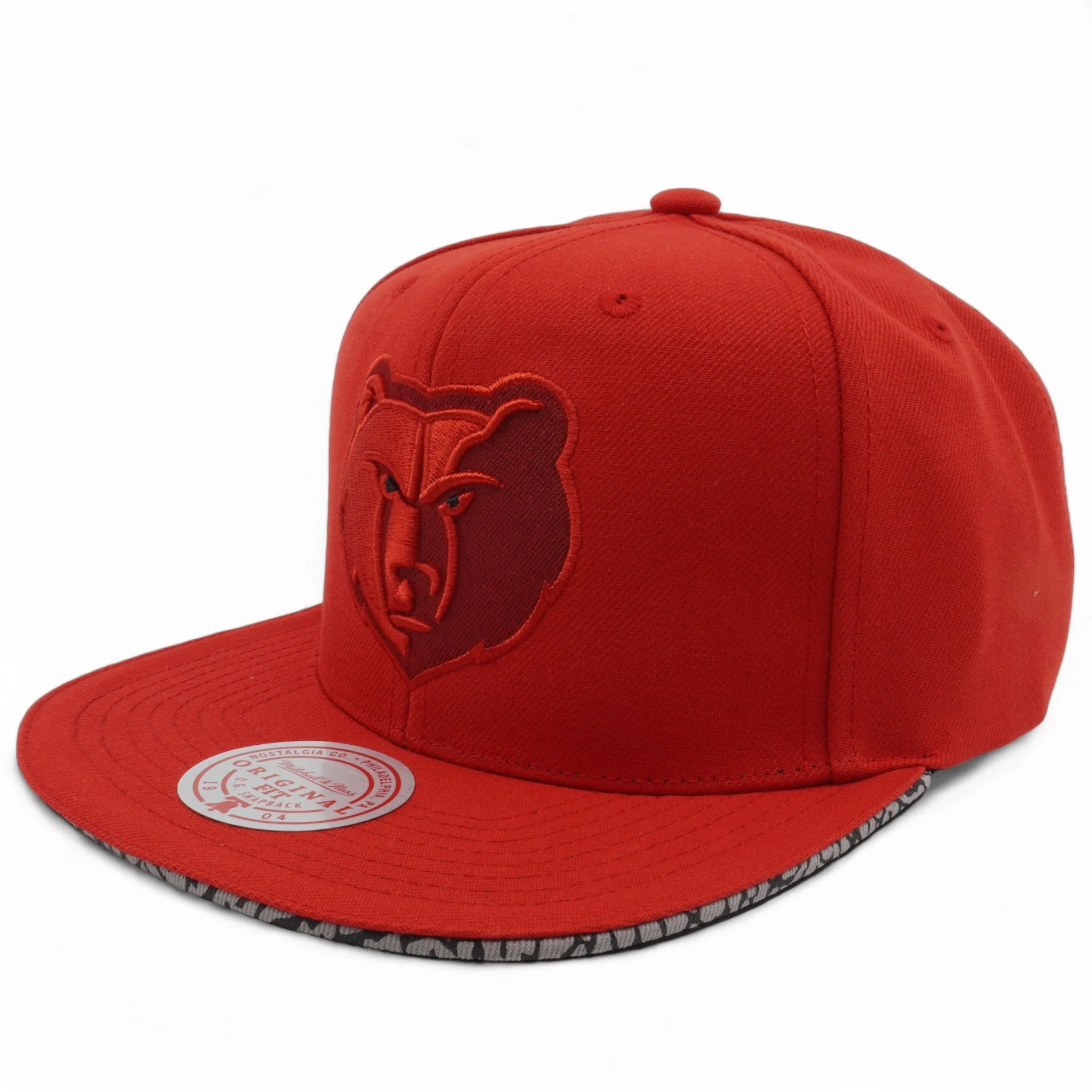 Effective Mitchell Ness Men's NBA Three Collection Snapback Grizzlies Snapback Caps Elegant
