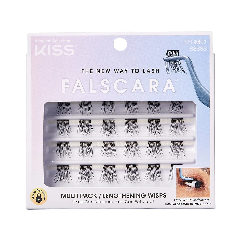 Carefully Designed Kiss Falscara DIY Eyelash Extensions Multipack Lengthening Wisps 24 Ea Trusted