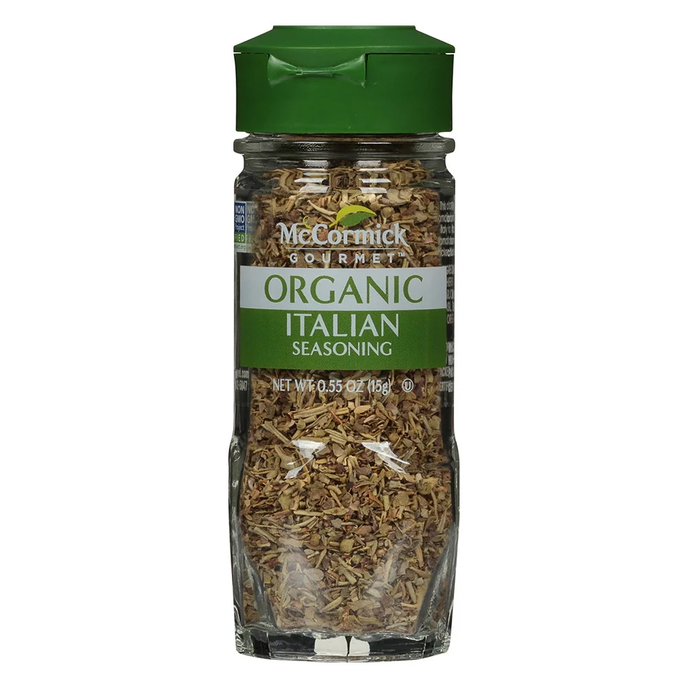 Minimalist McCormick Organic Italian Seasoning Classic Herb Blend for Pasta Pizza and Salads 0.55Oz 15g Superior