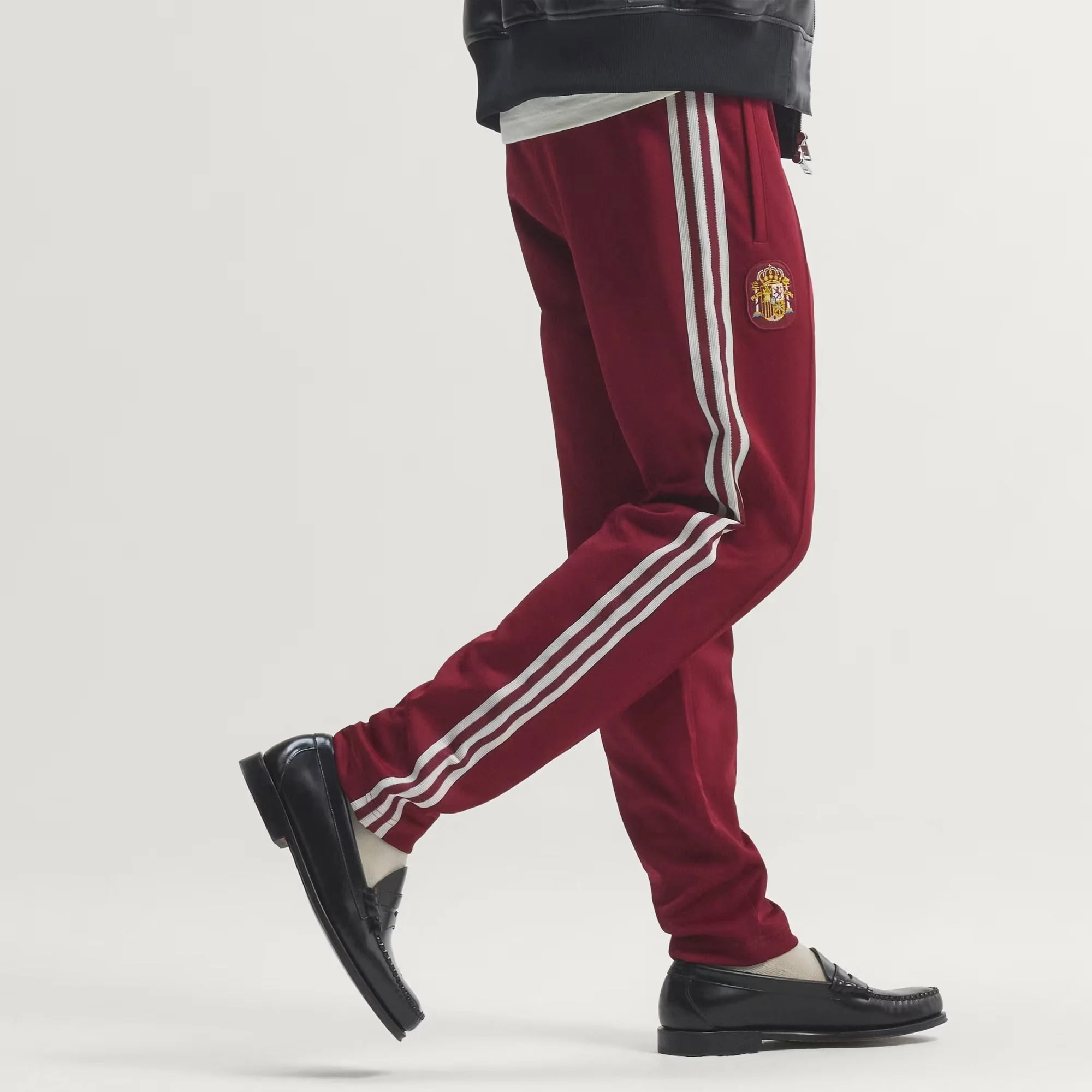 Exceptional jz2255 Mens Adidas Fef Spain s Track Pants - Team Coll Burgundy Consistent