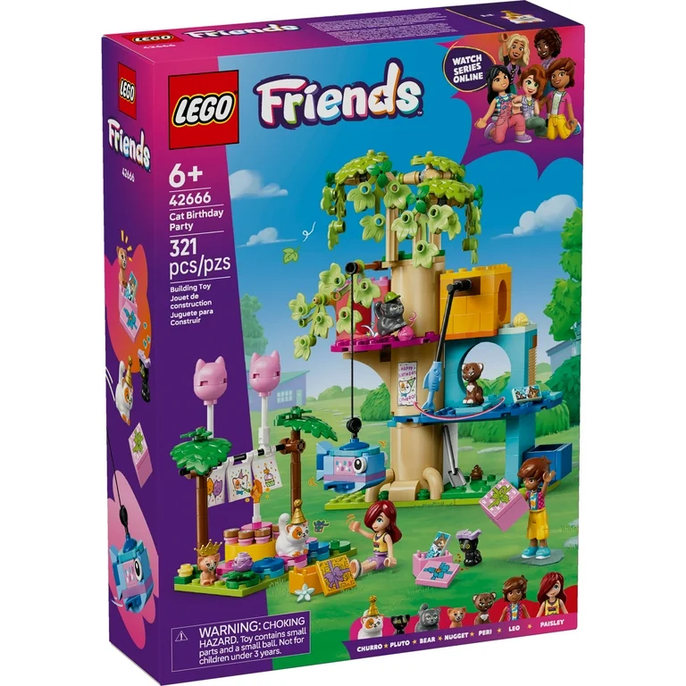 Natural Friends Cat Birthday Party Detailed