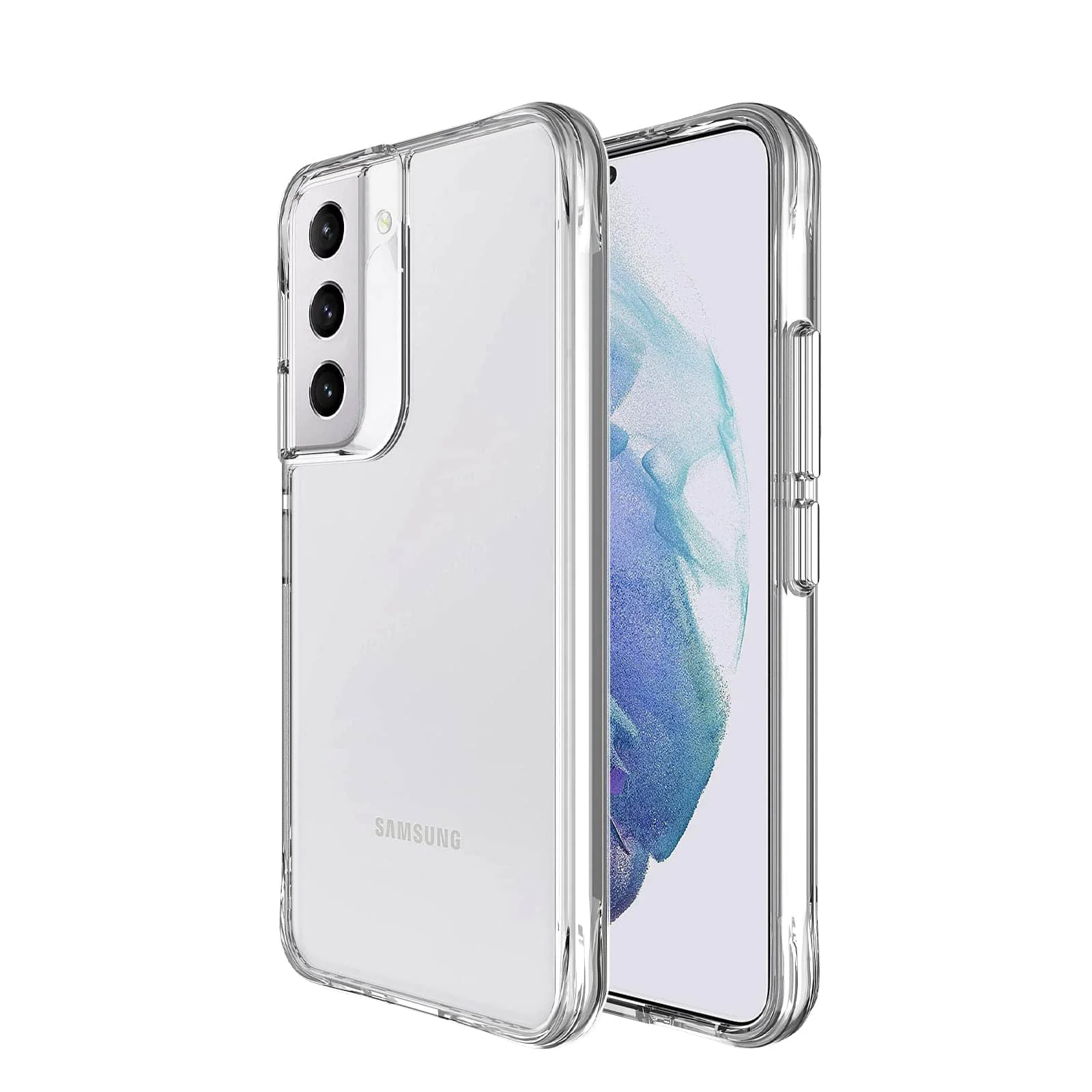Unique Prodigee Hero Clear Samsung Galaxy S22 Case Transparent Clear Military Grade Drop Tested Dual Layer Protection Scratch Resistant Shockproof 6.1 Inches High-Grade