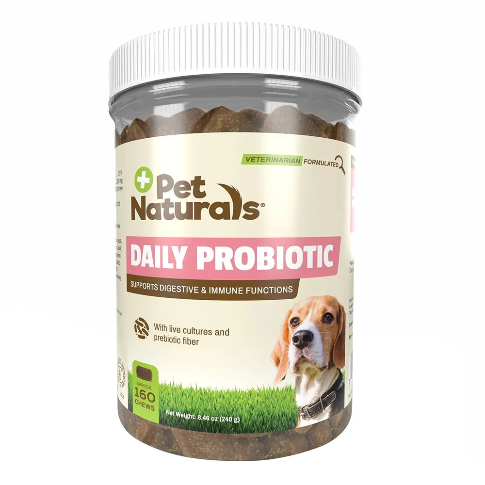Powerful Pet Naturals Daily Probiotic Chews for Dogs Immune Support 160 Ea Selected