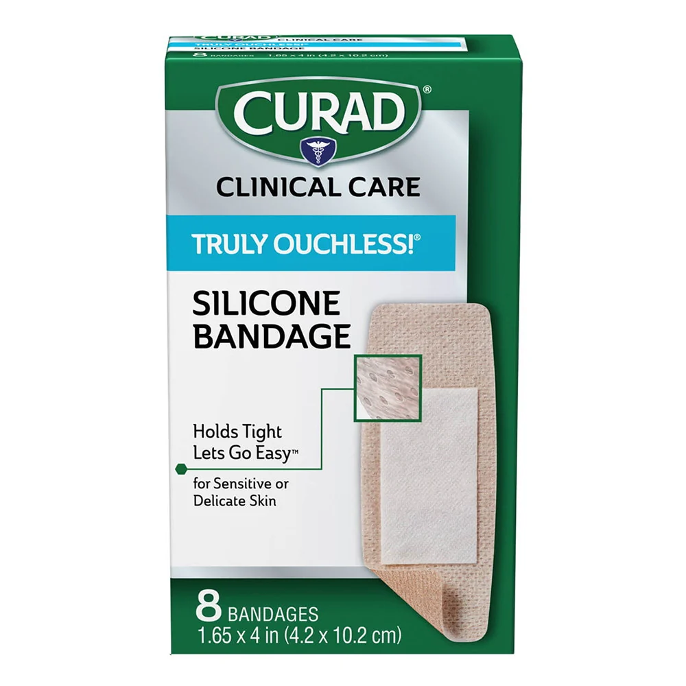 Breathable Curad Truly Ouchless Extra Large Flexible Fabric Bandages 8 Ea Exceptional