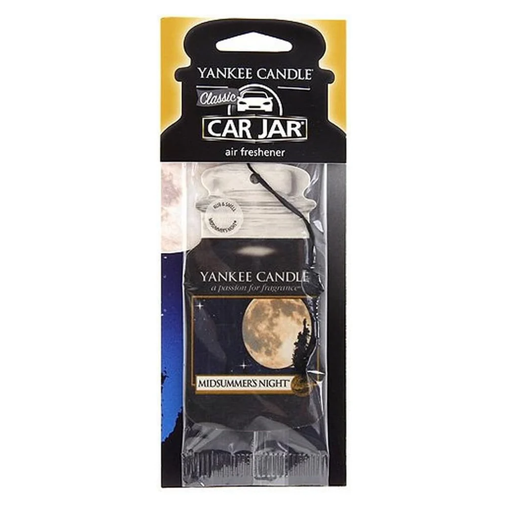 Effective Yankee Candle Yankee Car Jar Paper Air Freshener Midsummer Night Fragrance Infused Paperboard Provides Easy Portable Fragrance 1Ea Official