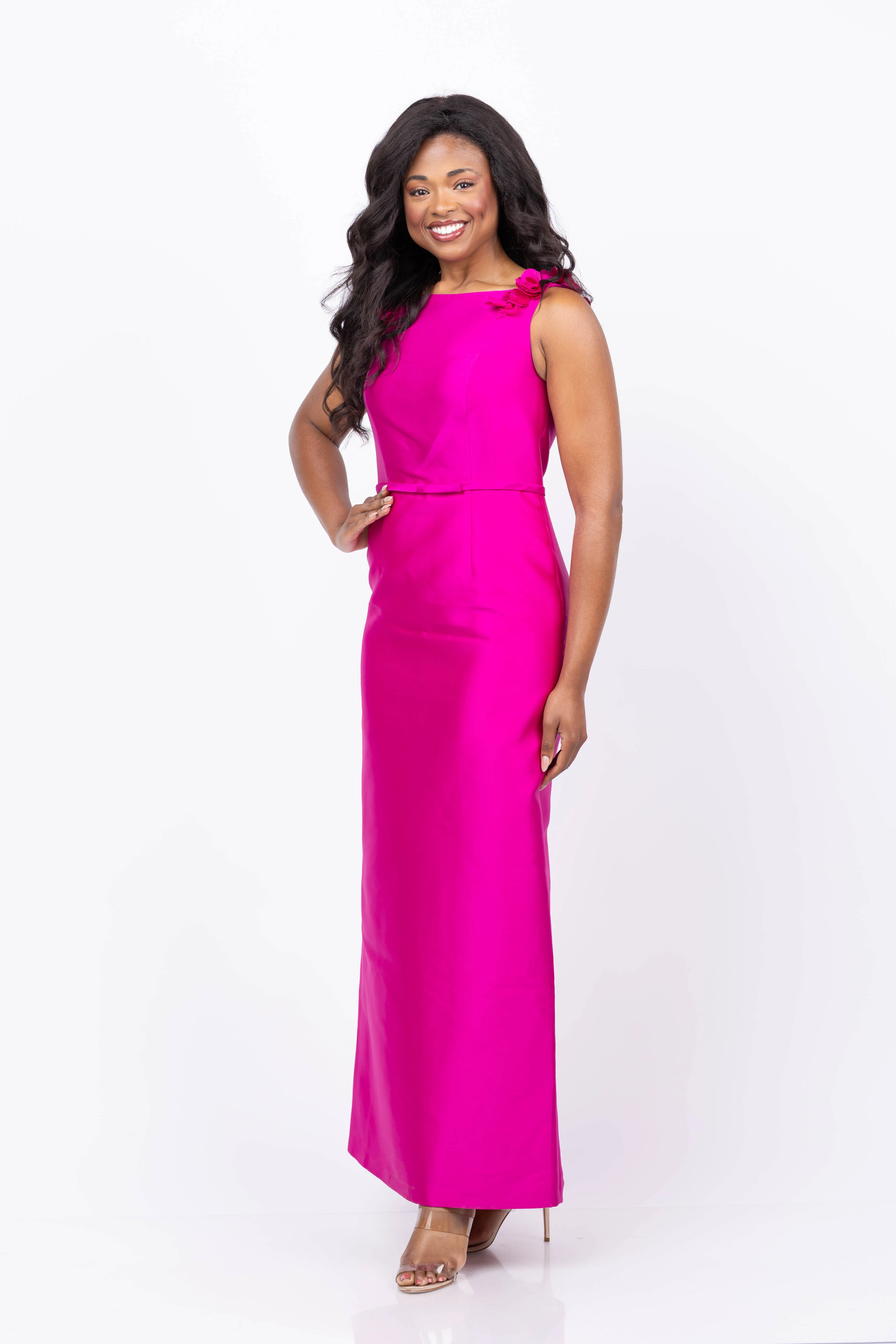 Comfortable Sachin Babi Thea Gown in Magenta Original