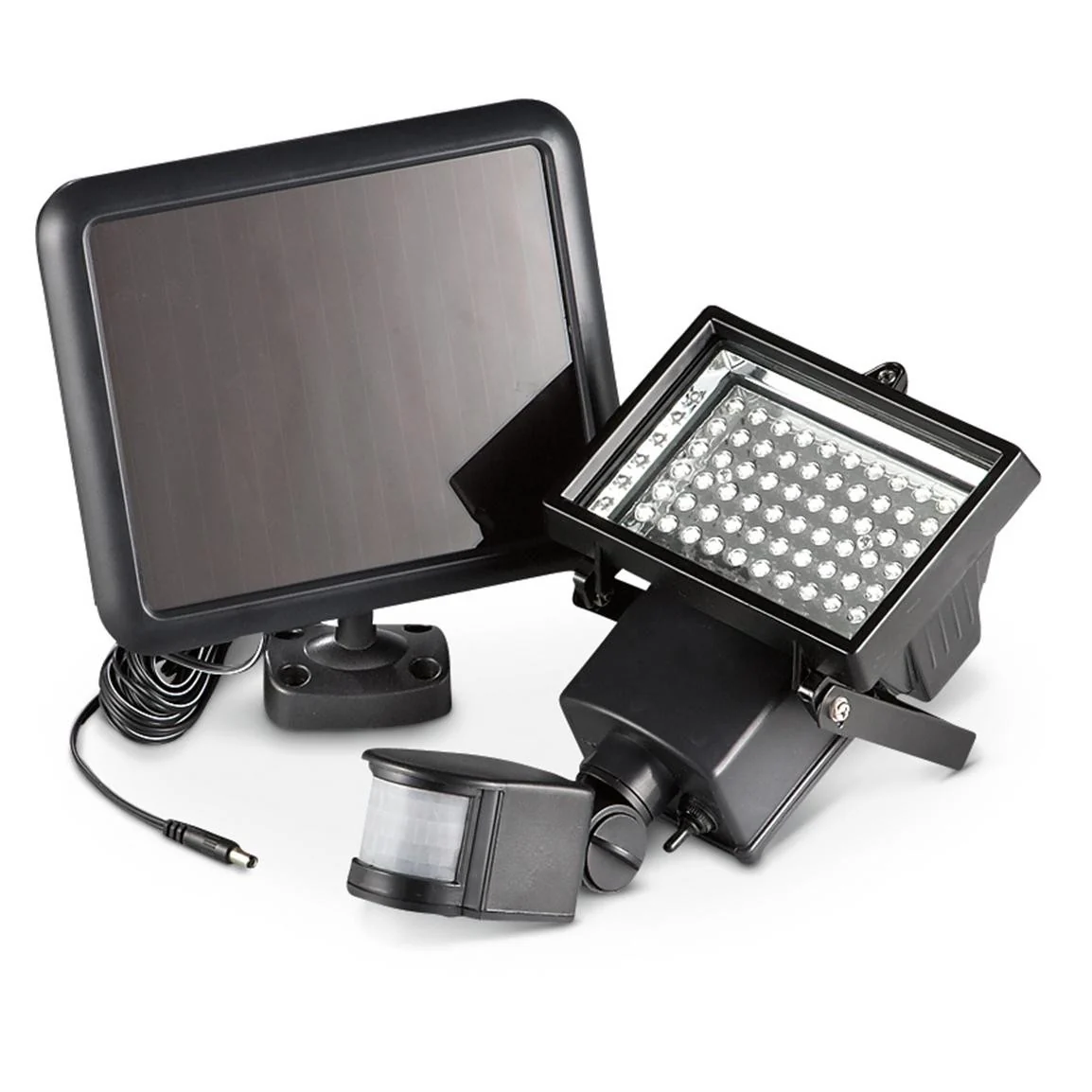 Elegant 60 Led Motion Activated Solar Powered Outdoor Security Light Healthy