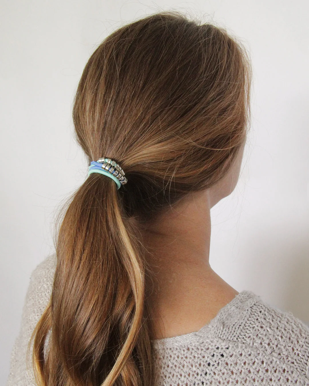 High-Performance Embellished Hair Ties - 5 Pack Organic