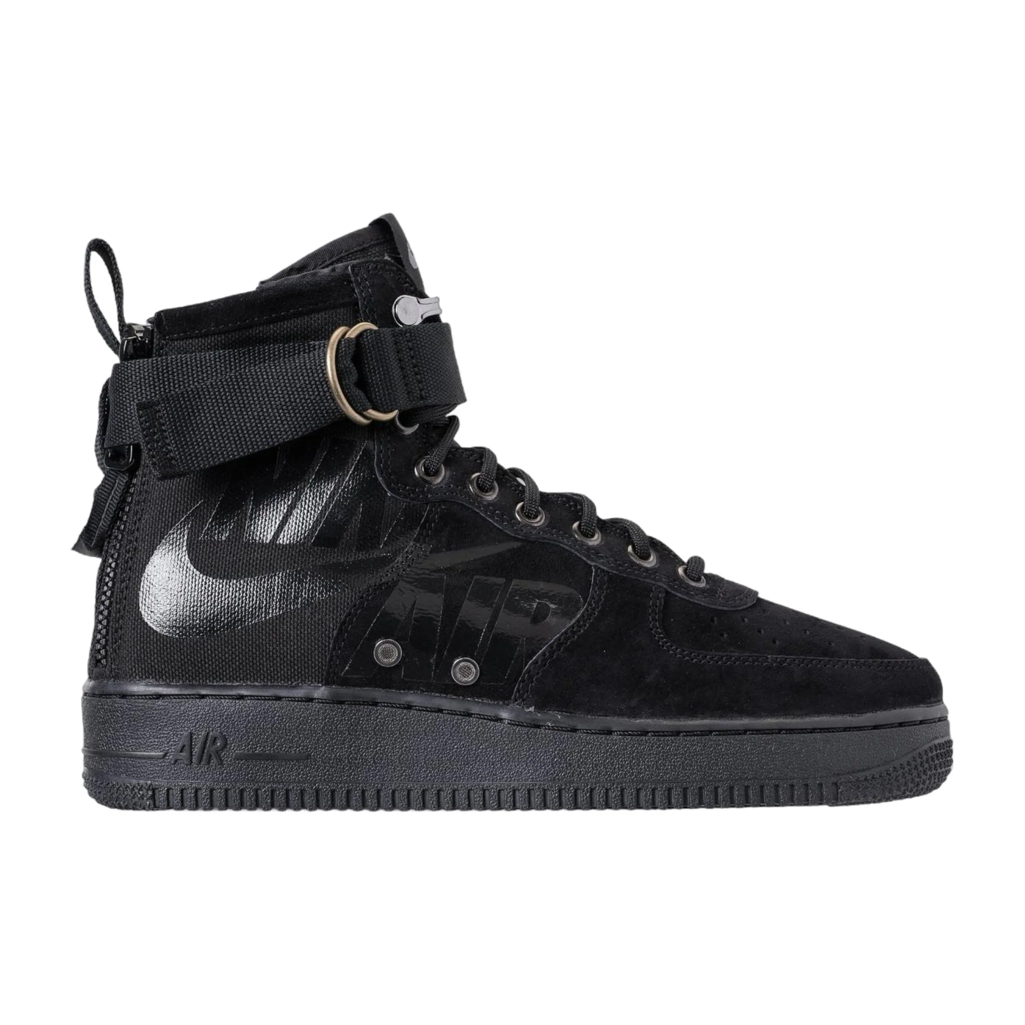 Verified 917753-008 Mens Nike Sf Air Force 1 Mid 'black Cool Grey' Traditional