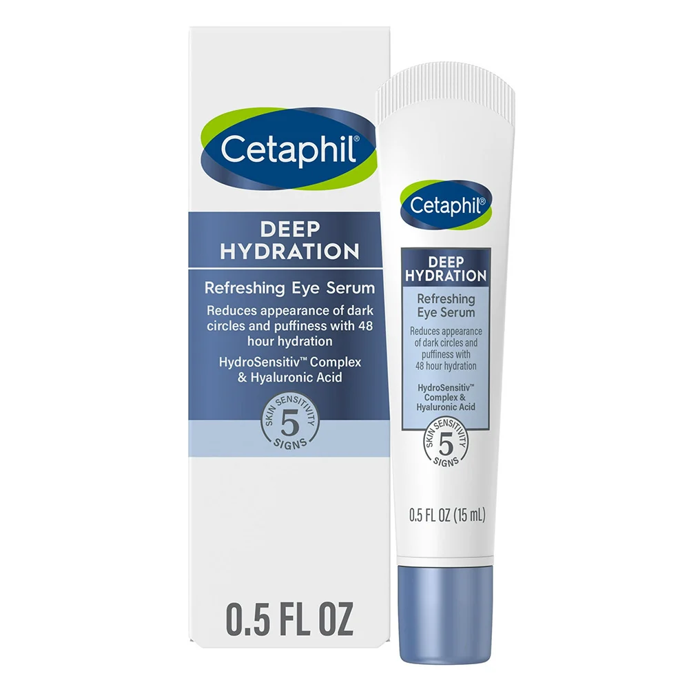 Crafted Cetaphil Deep Hydration Refreshing Eye Serum 0.5 Oz Enhanced