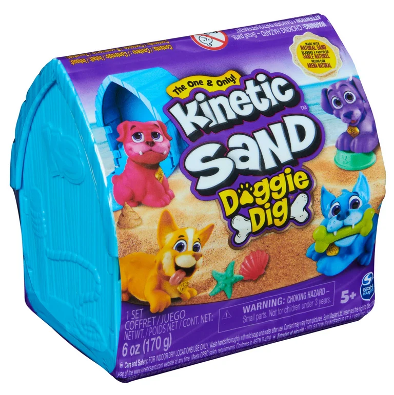 Safe Kinetic Sand Doggie Dig Smart