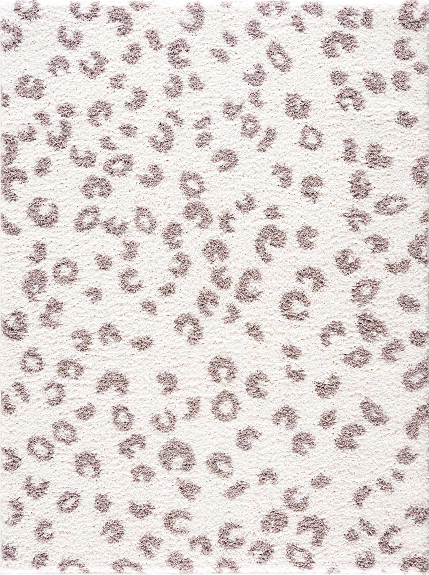 Sustainable Zhen Pink Spots Leopard Rug - User-Friendly