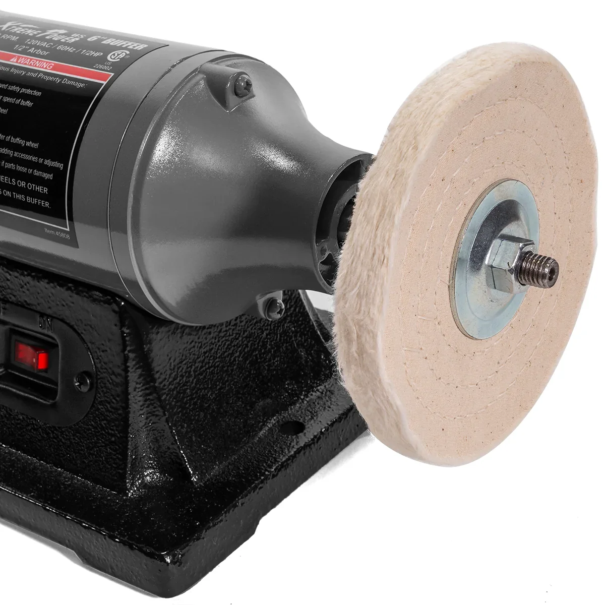 Advanced 6 Electric Powered Bench Top Polisher Benchtop Buffing 1 2 HP Minimalist