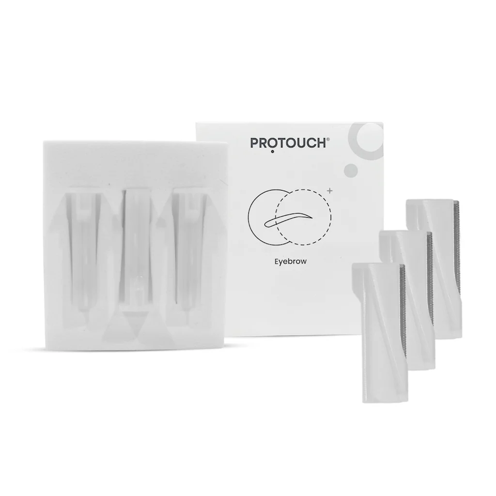 Clean Eyebrow Hair Removal Attachments - Set of 3 Tips Tips for our Dermaplaning Device Modern