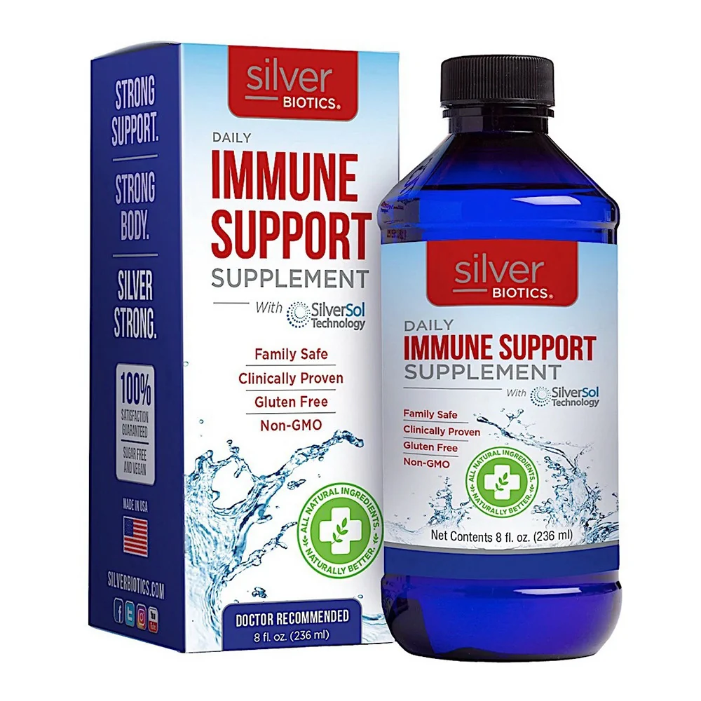 Solid American Biotech Labs Silver Biotics Immune System Support Liquid - 8 Oz Expertly Made