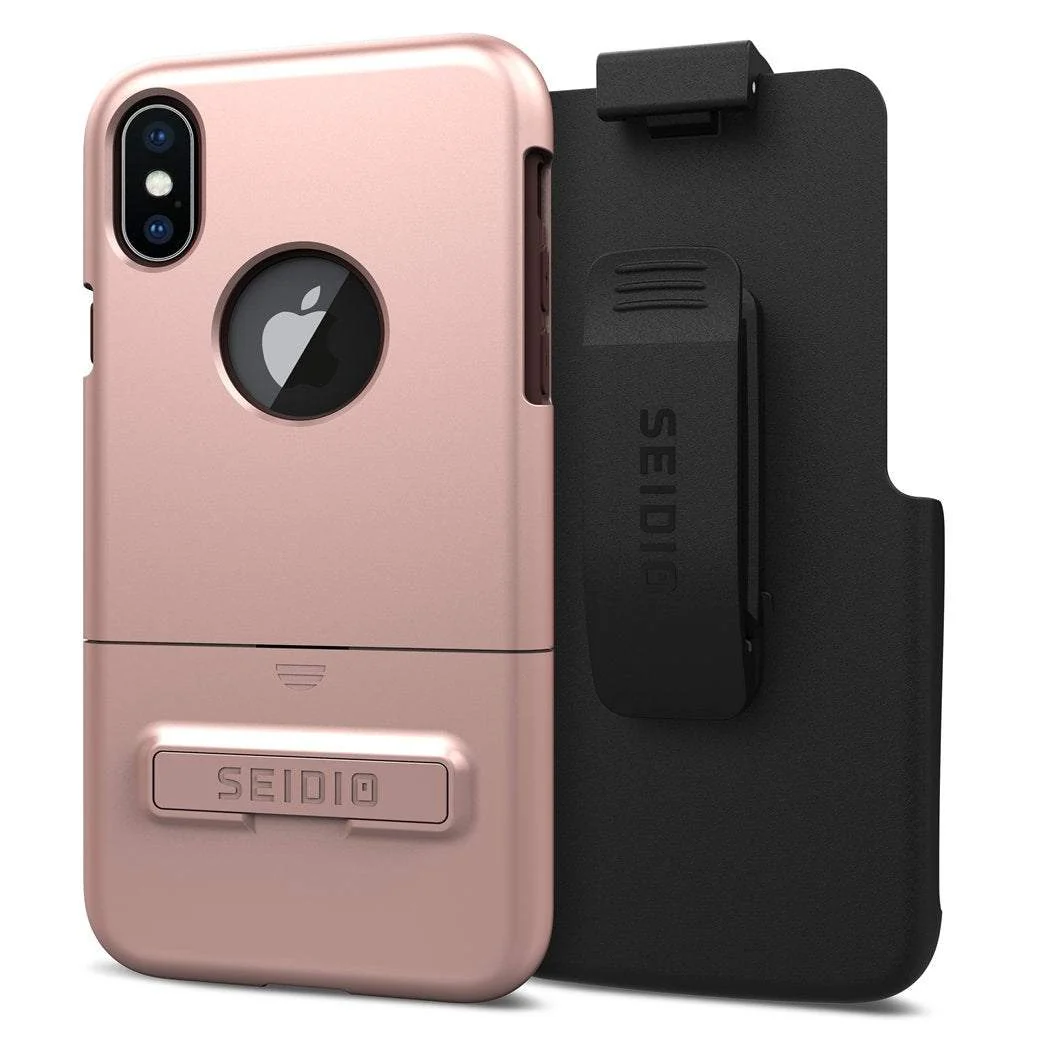 First-Class Seidio Cell Phone Case for Iphone X - Gold Pure